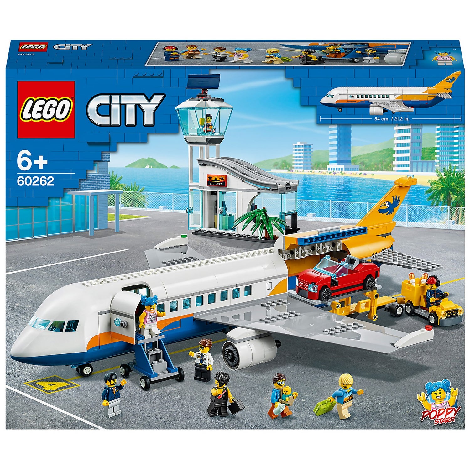 LEGO City Airport: Passenger Airplane (60262) Toys - Zavvi US