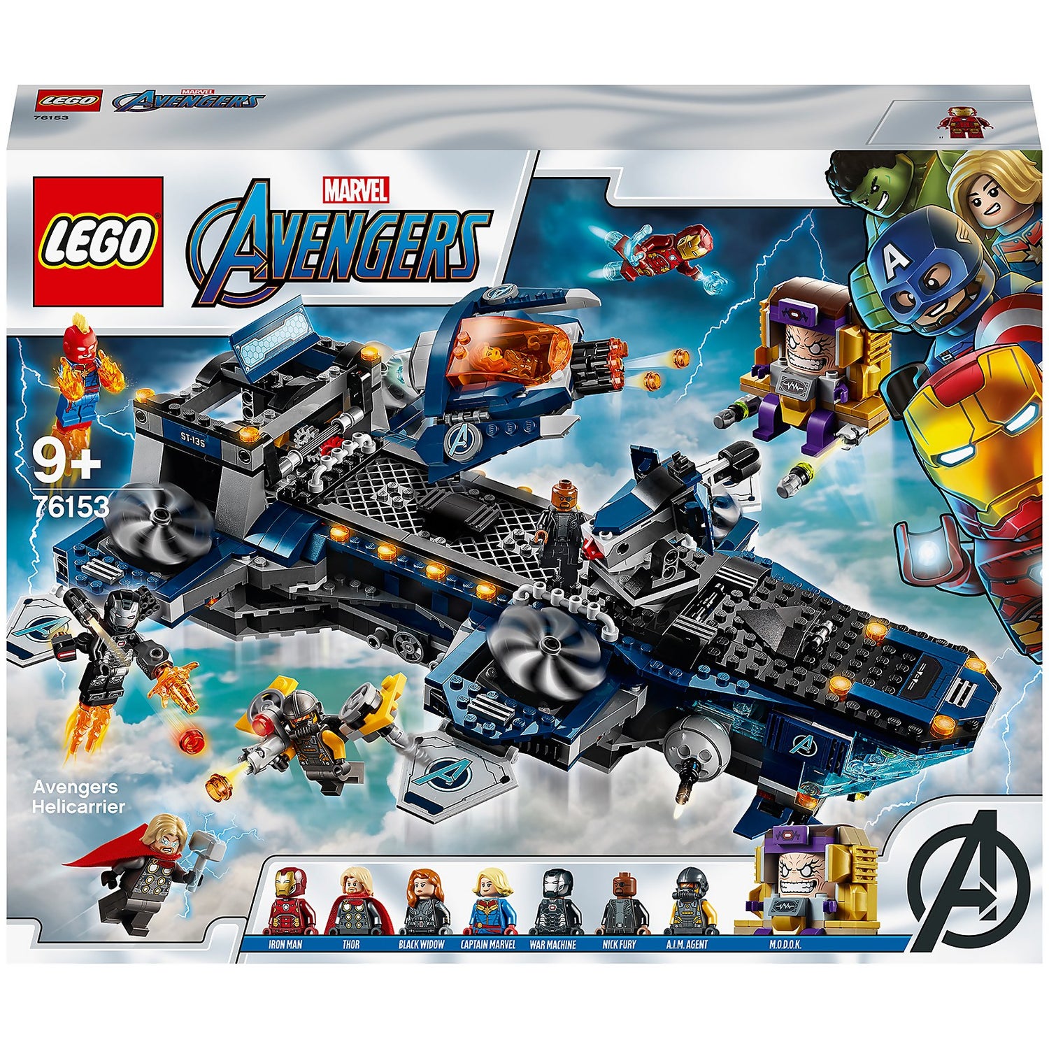 LEGO Marvel Avengers Helicarrier Toy (76153) IWOOT UK