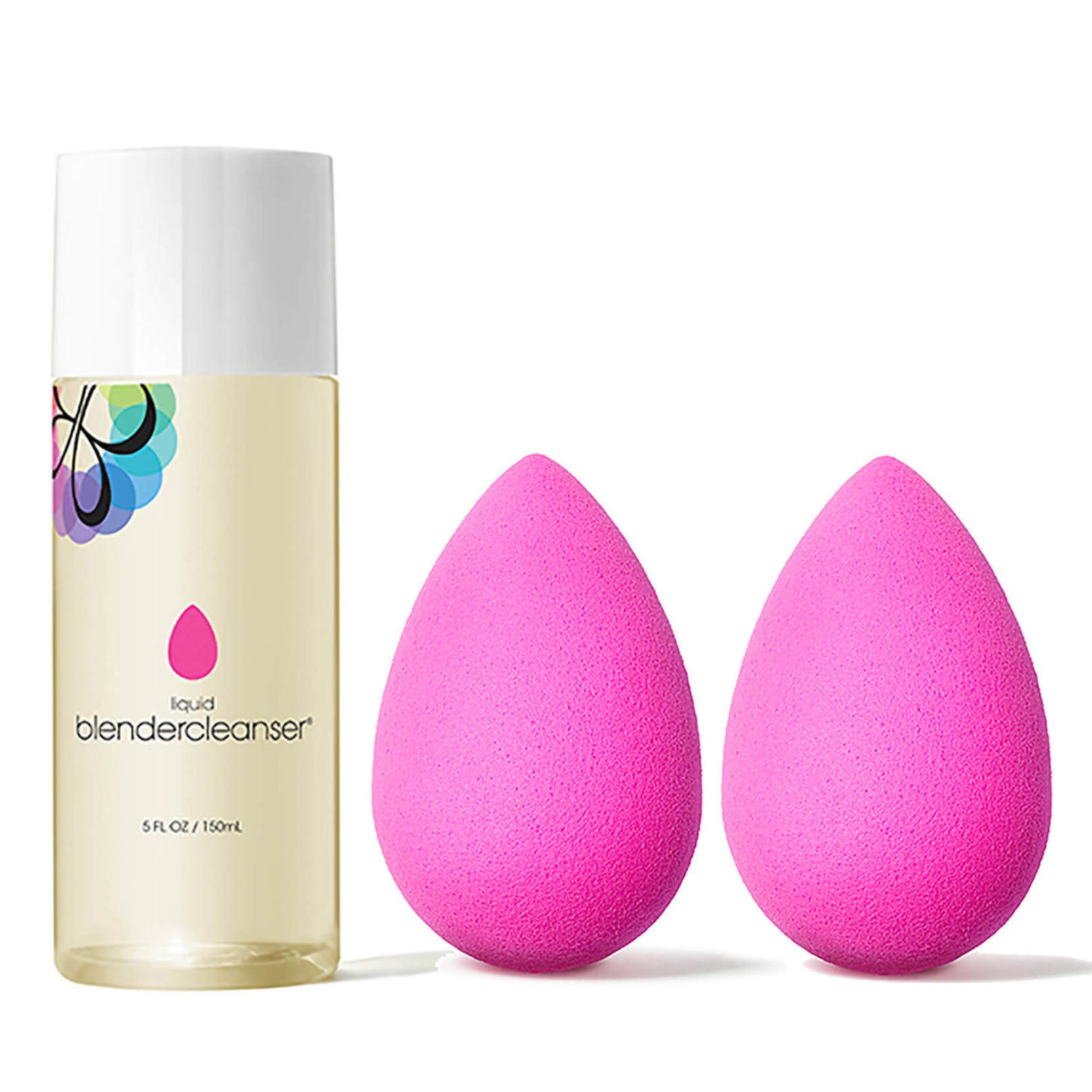 beautyblender Classic Makeup Sponge and Liquid Blendercleanser Set
