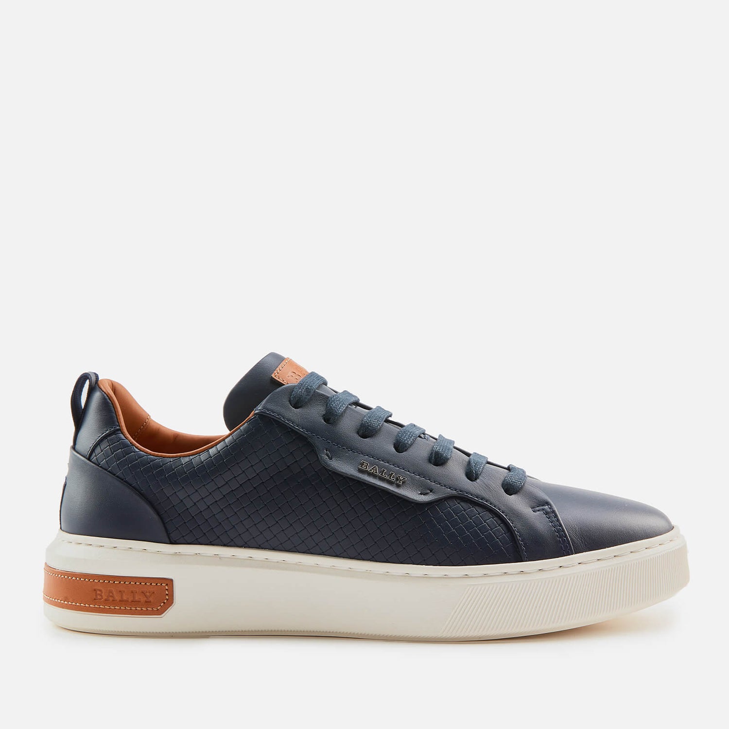 Bally Men's Mickey I Leather Trainers - Ink - Free UK Delivery Available