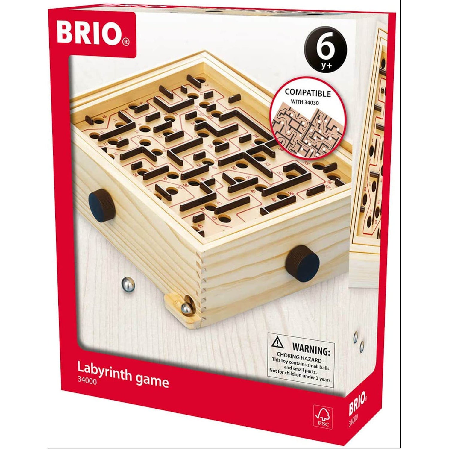 Brio Wooden Labyrinth Game Toys Zavvi UK