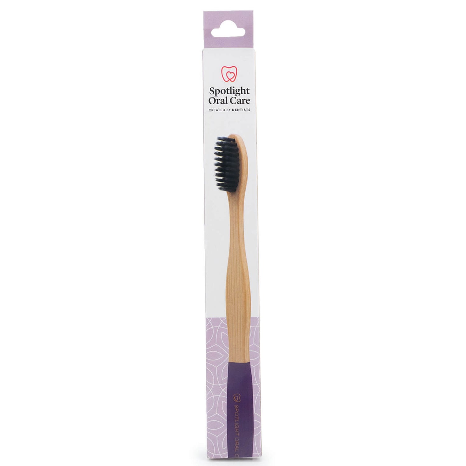 Spotlight Oral Care Bamboo Toothbrush Purple LOOKFANTASTIC