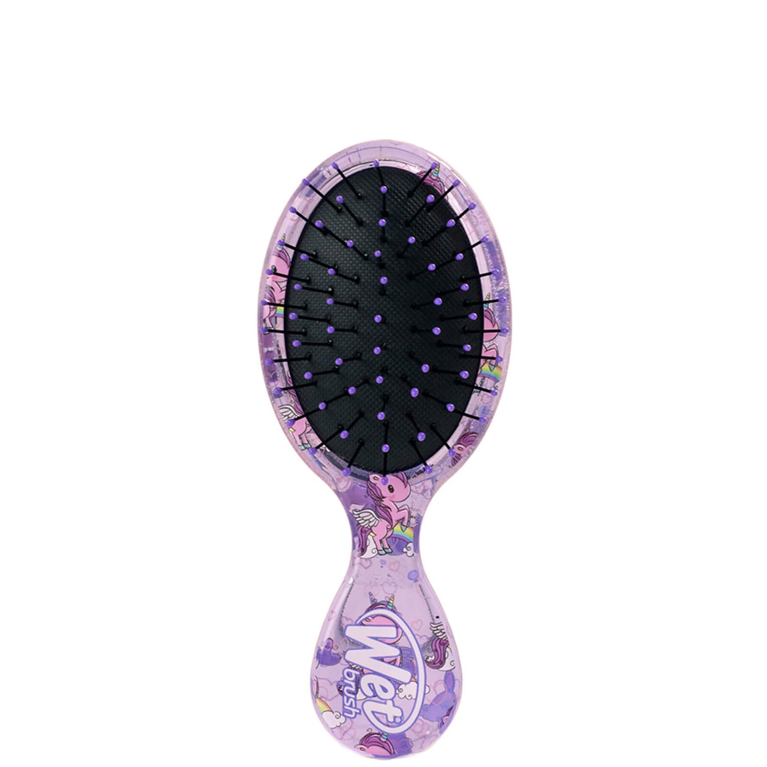WetBrush Liquid Glitter Mini Detangler Brush Unicorn Glitter