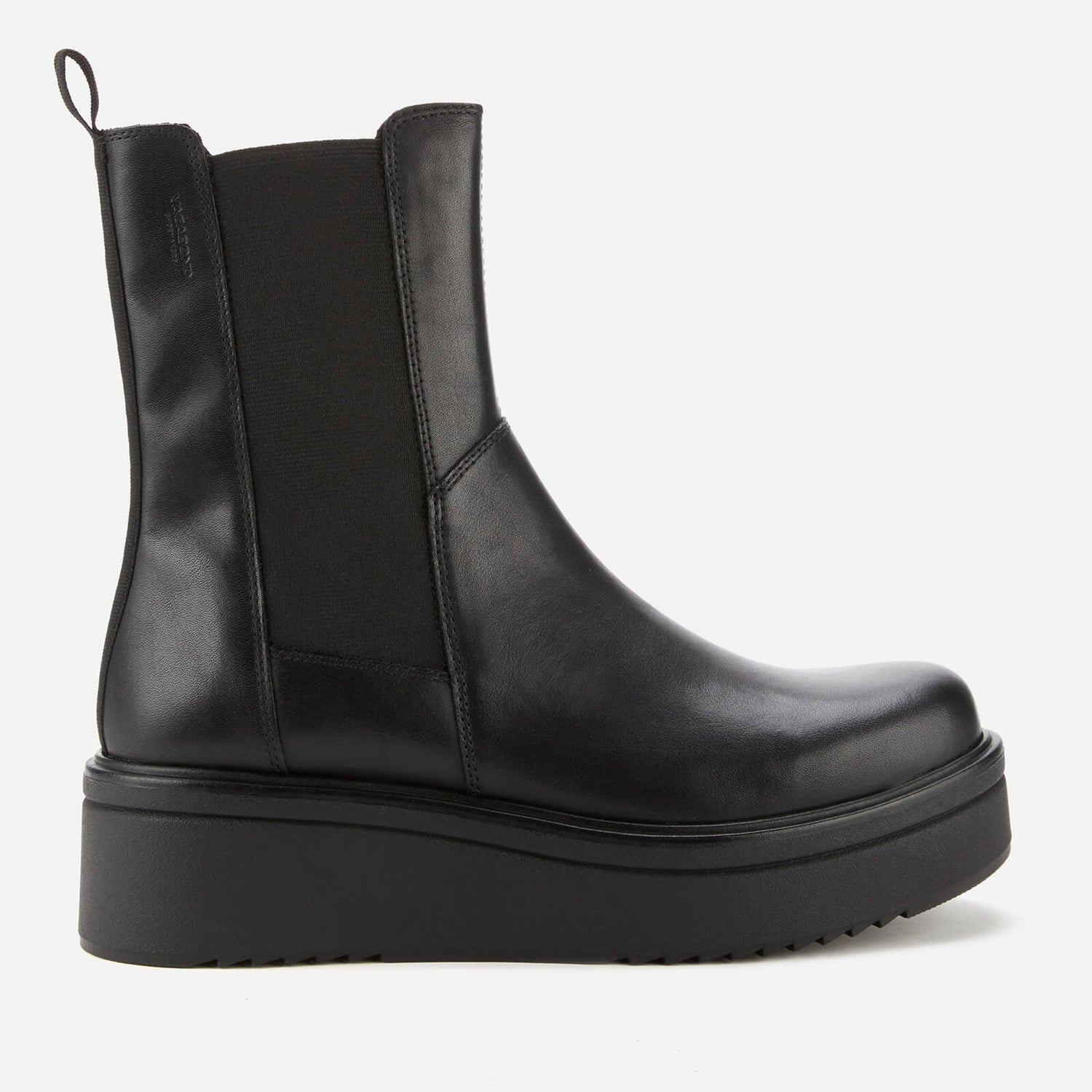 Vagabond Women's Tara Leather Chunky Chelsea Boots - Black | TheHut.com