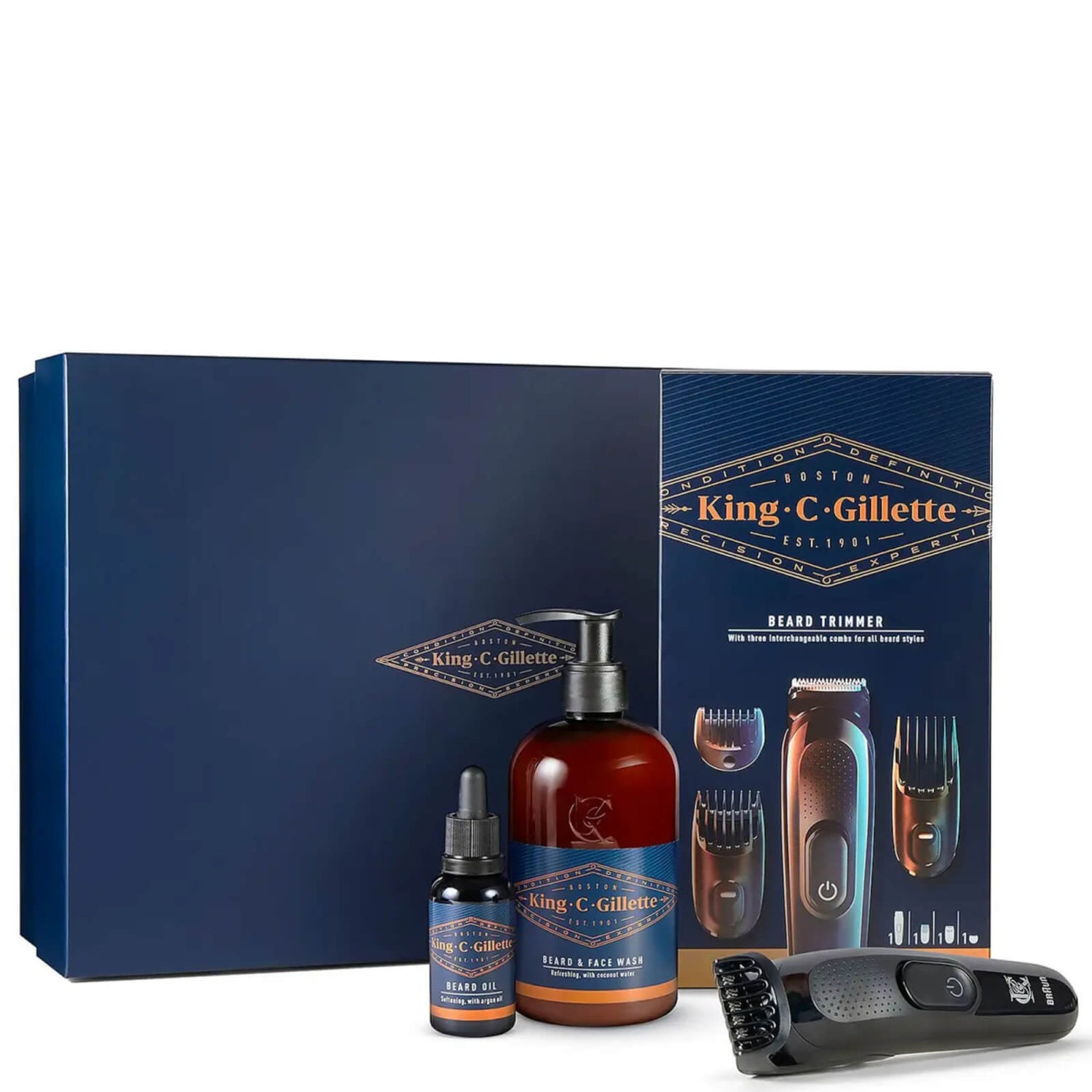 King C. Gillette Beard Trimmer Kit for Men Gillette UK