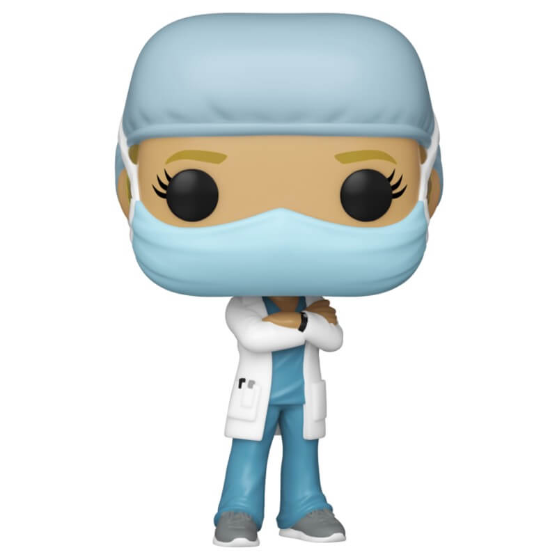 funko pop heroes front line worker female