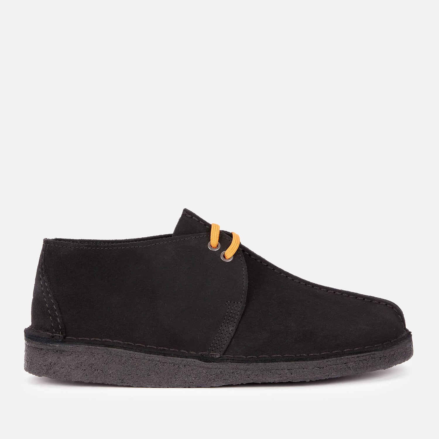 Clarks Originals Men's Desert Trek Suede Shoes Black FREE UK