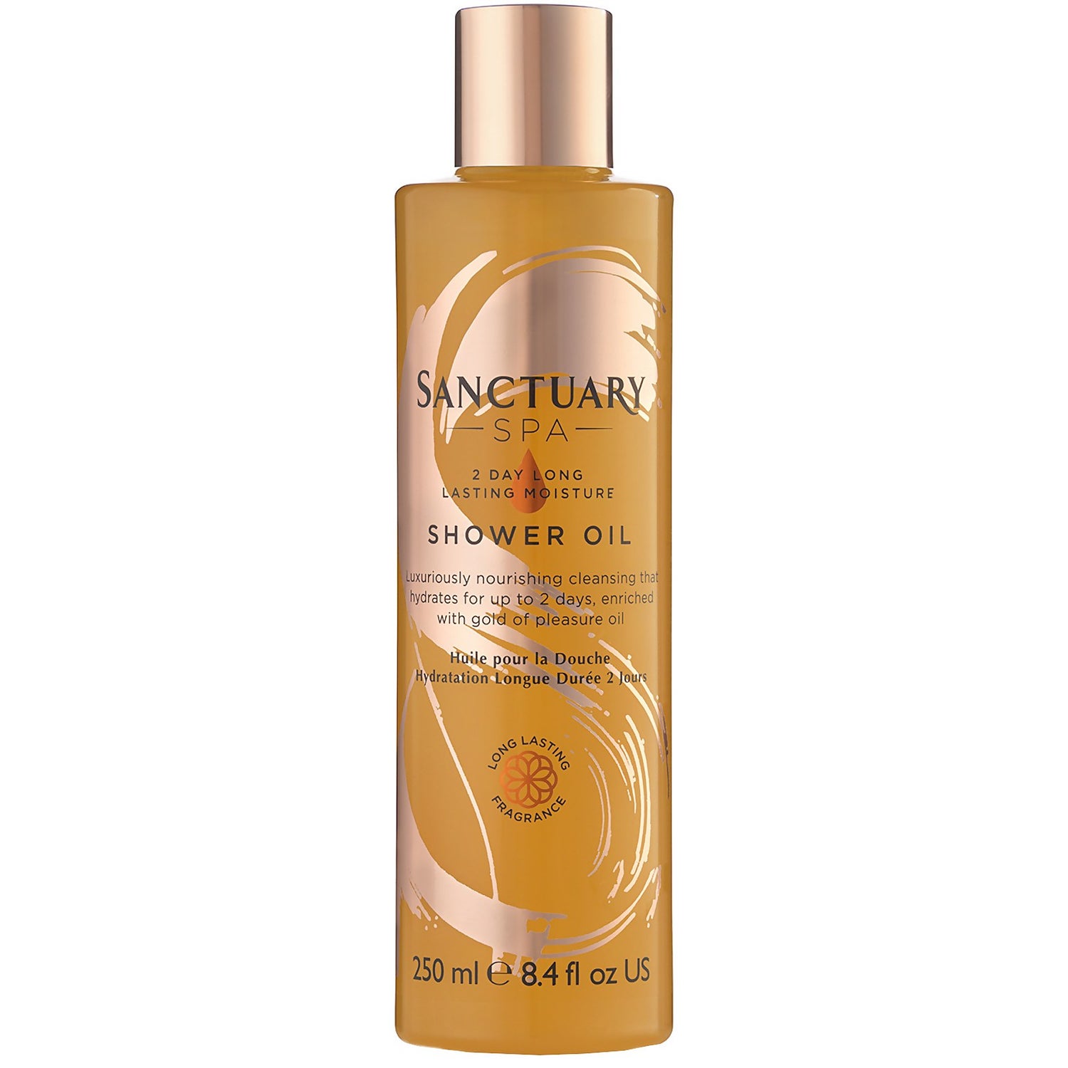 2 Day Long Lasting Moisture Shower Oil 250ml Sanctuary Spa