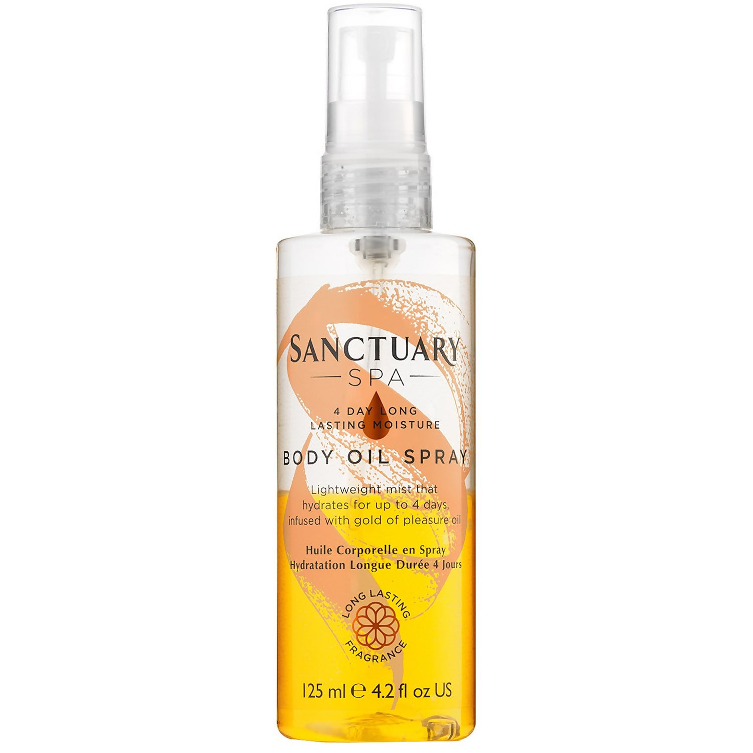 Sanctuary Spa 4 Day Long Lasting Moisture Body Oil Spray 125ml