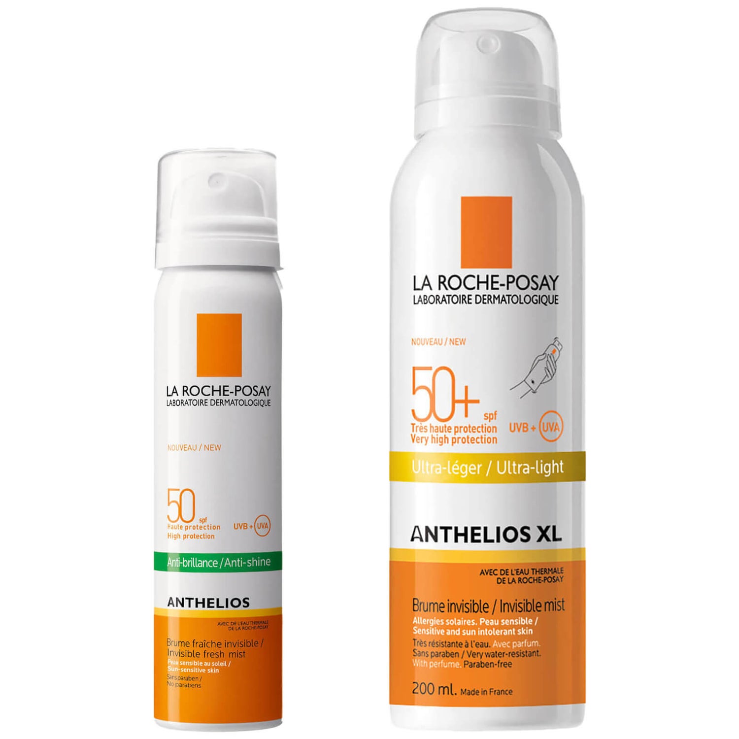 La Roche Posay Sun Protection Mist Face + Body Expert Bundle LOOKFANTASTIC