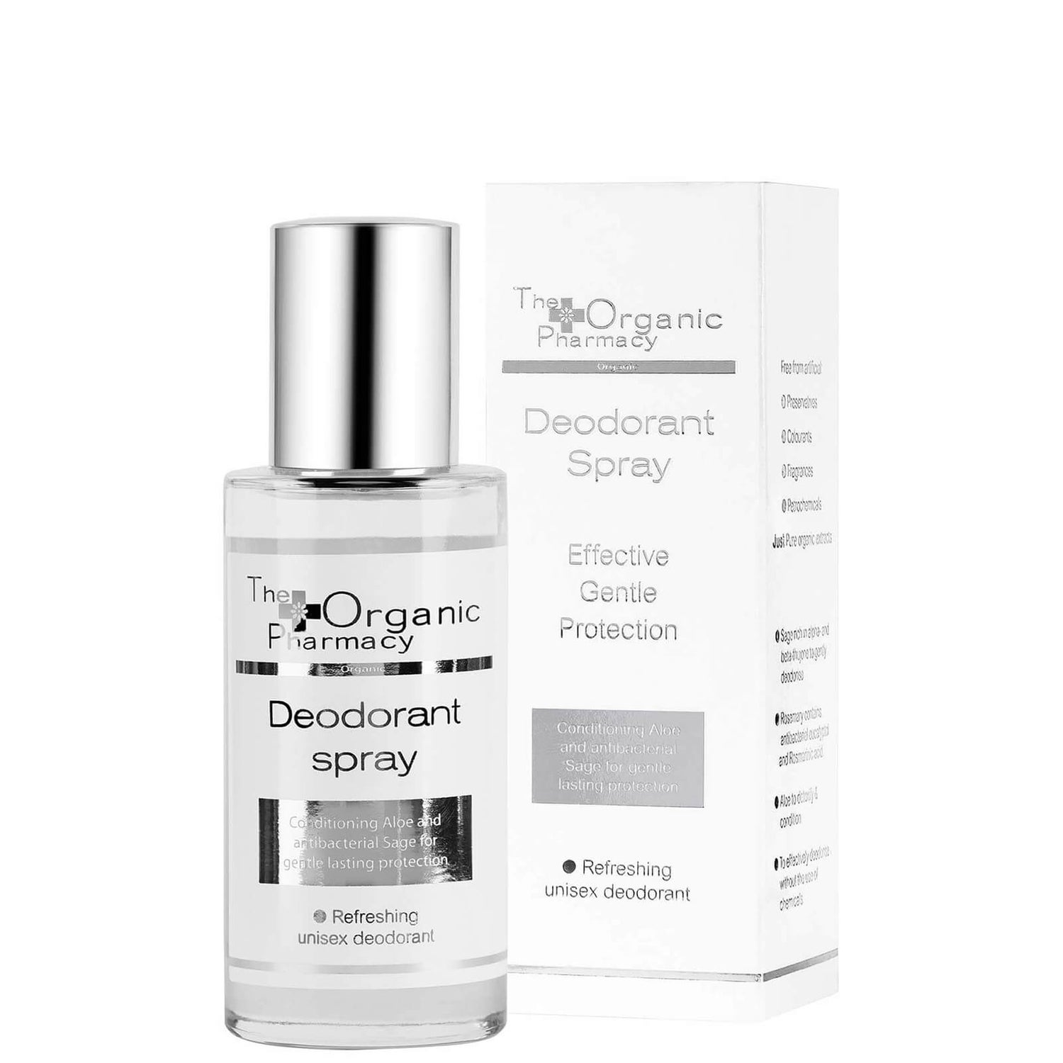 The Organic Pharmacy Deodorant Spray 50ml LOOKFANTASTIC