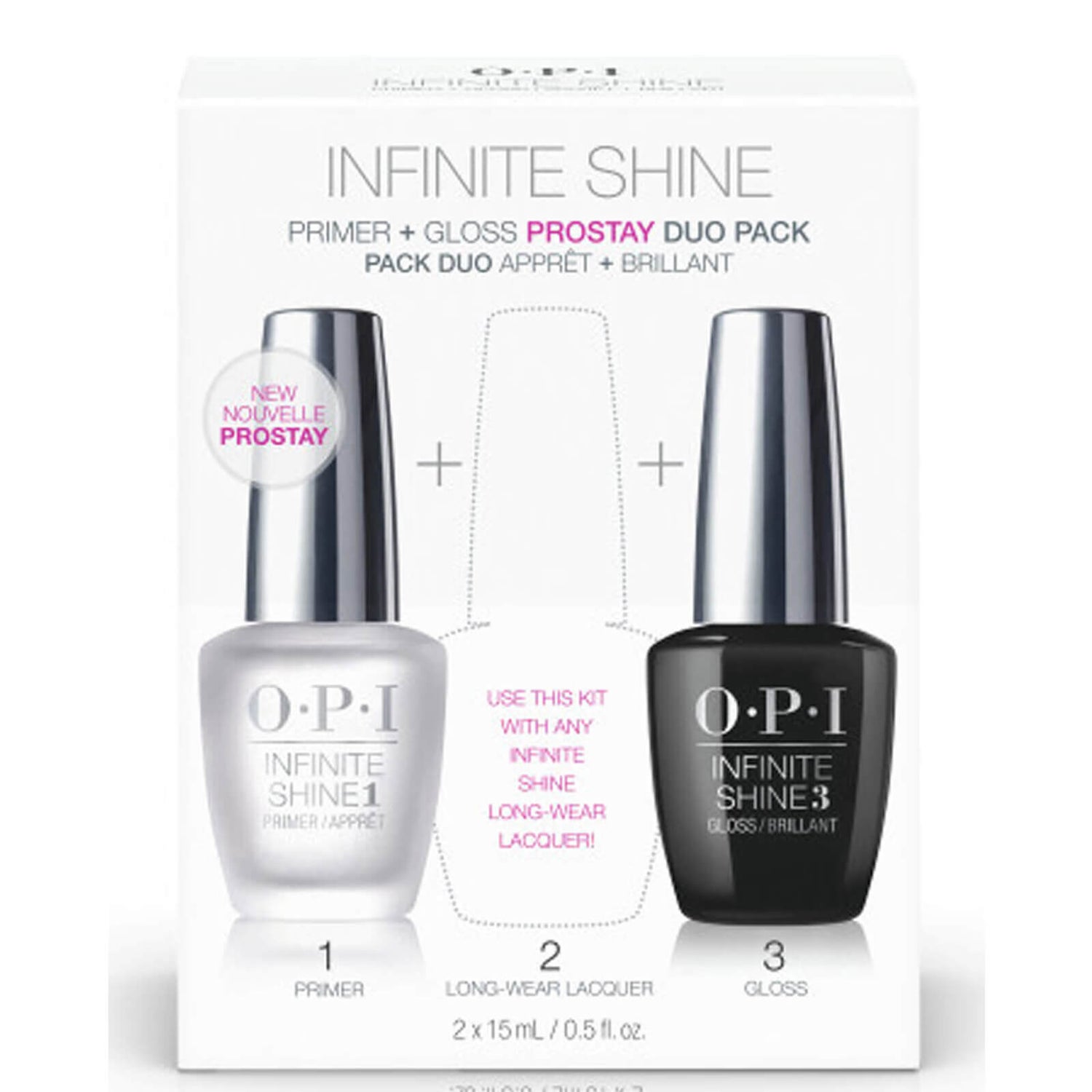 OPI Nail Base and Top Coat Duo Pack Infinite Shine LongWear System 1st