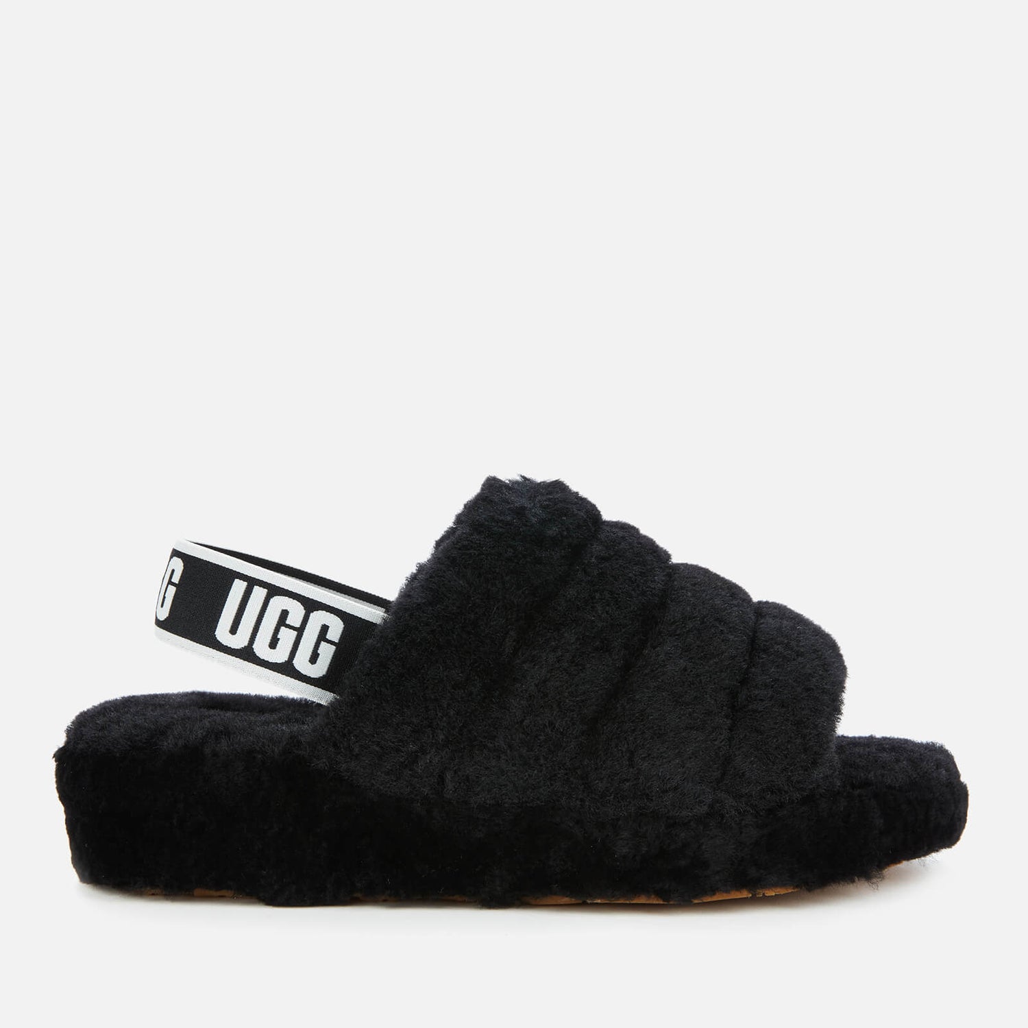UGG Women's Fluff Yeah Slippers Black