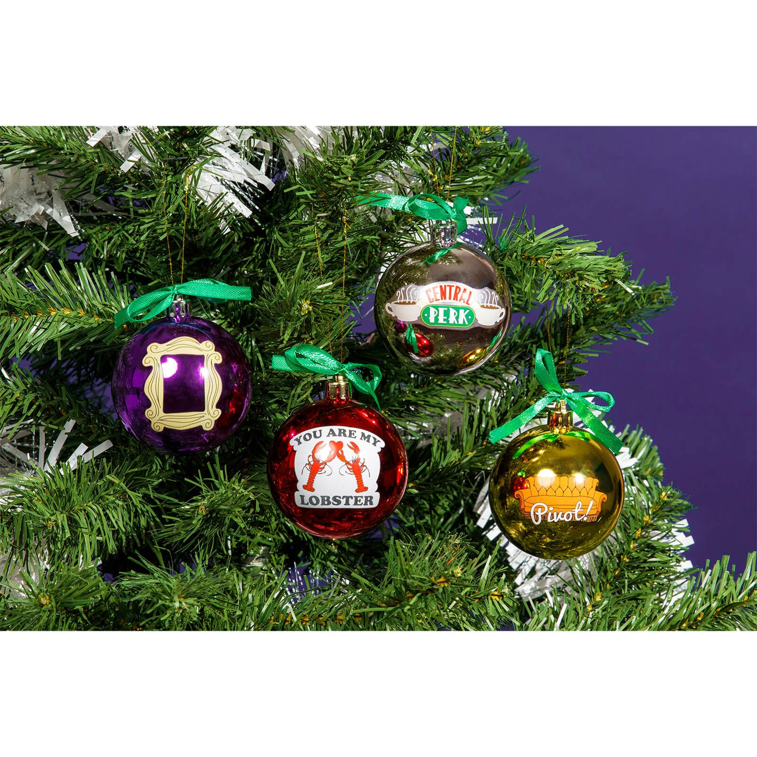 Friends Christmas Tree Decorations Set of 4 IWOOT UK