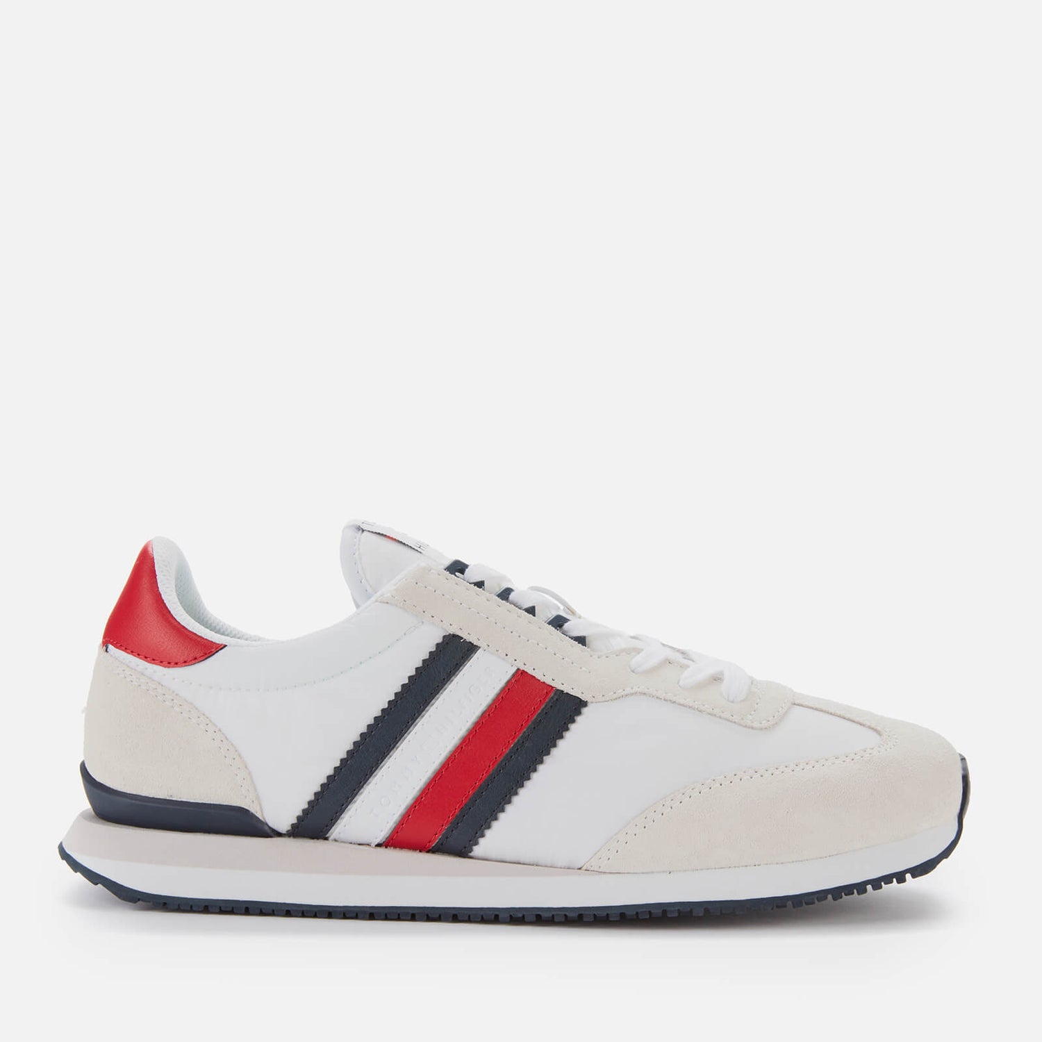 Tommy Hilfiger Men's Low Mix Running Style Trainers - Primary Red ...
