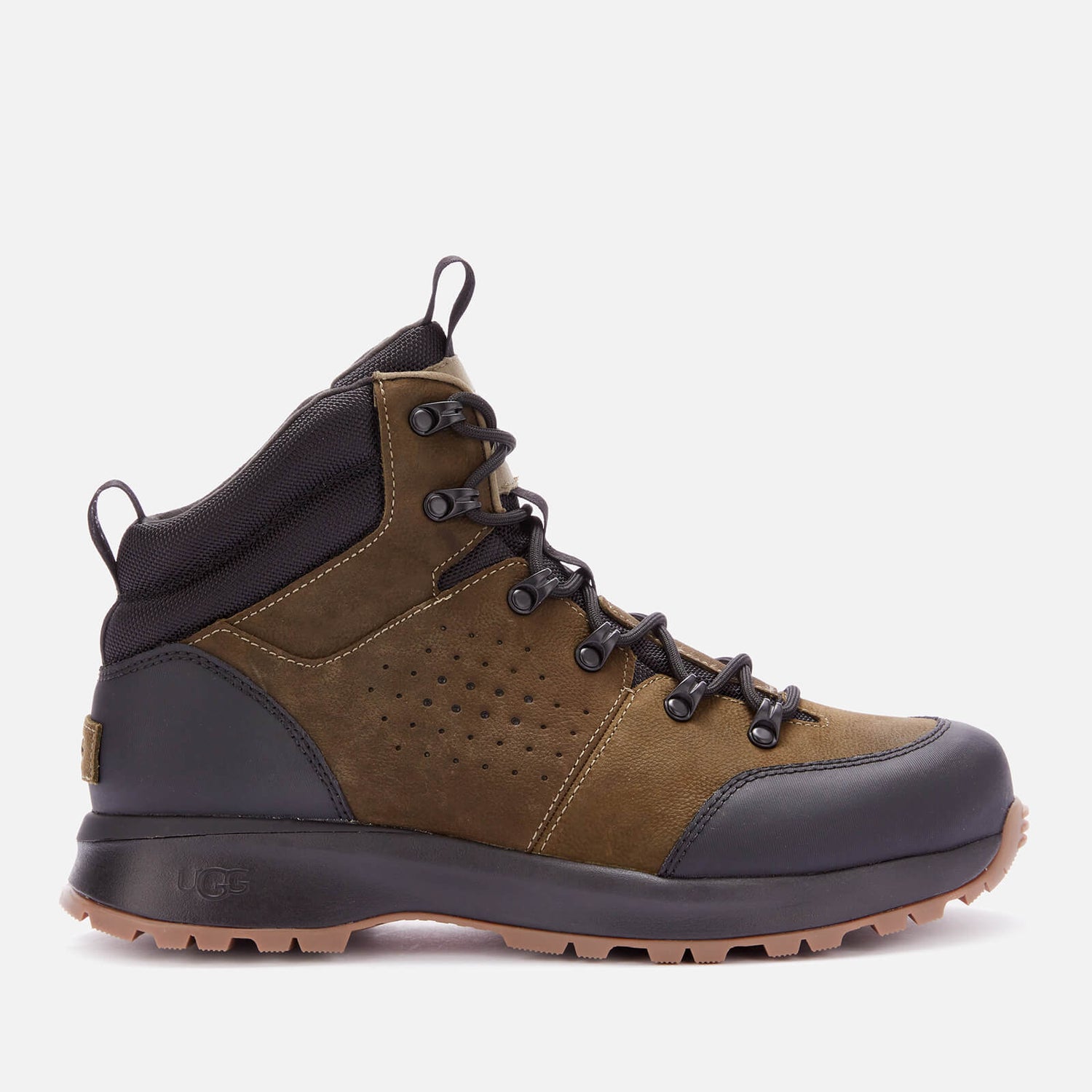 UGG Men's Emmett Waterproof Leather Hiking Style Boots - Moss Green ...