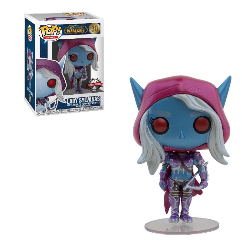 FUNKO POP VINYL WORLD OF WARCRAFT LADY SYLVANAS METALLIC 30 EXCLUSIVE