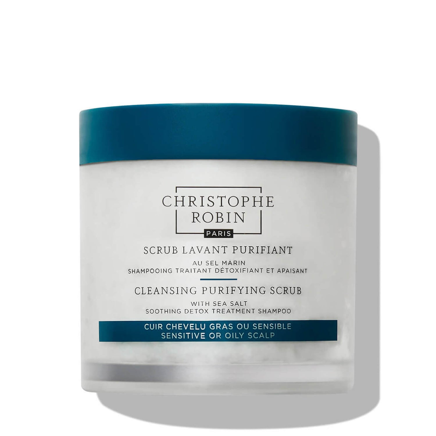 Christophe Robin Cleansing Purifying Scrub with Sea Salt 250ml LOOKFANTASTIC