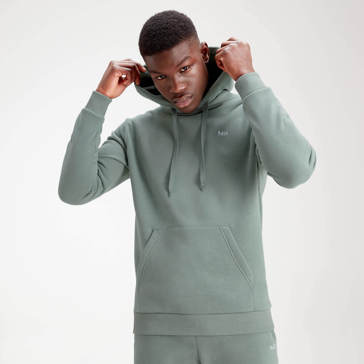 Men's Essentials Hoodie Washed Green MYPROTEIN™
