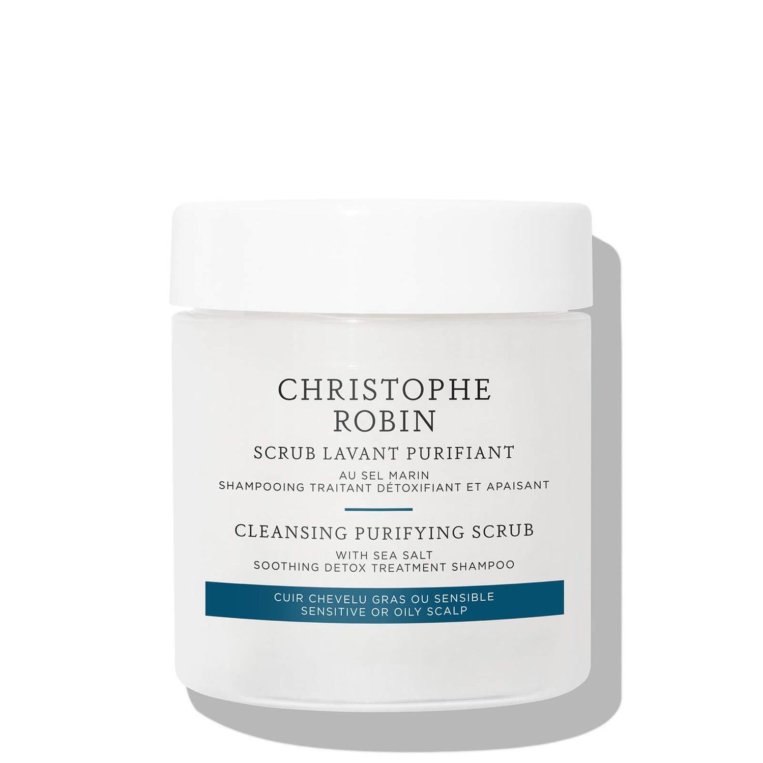 Christophe Robin Cleansing Purifying Scrub with Sea Salt 75ml LOOKFANTASTIC