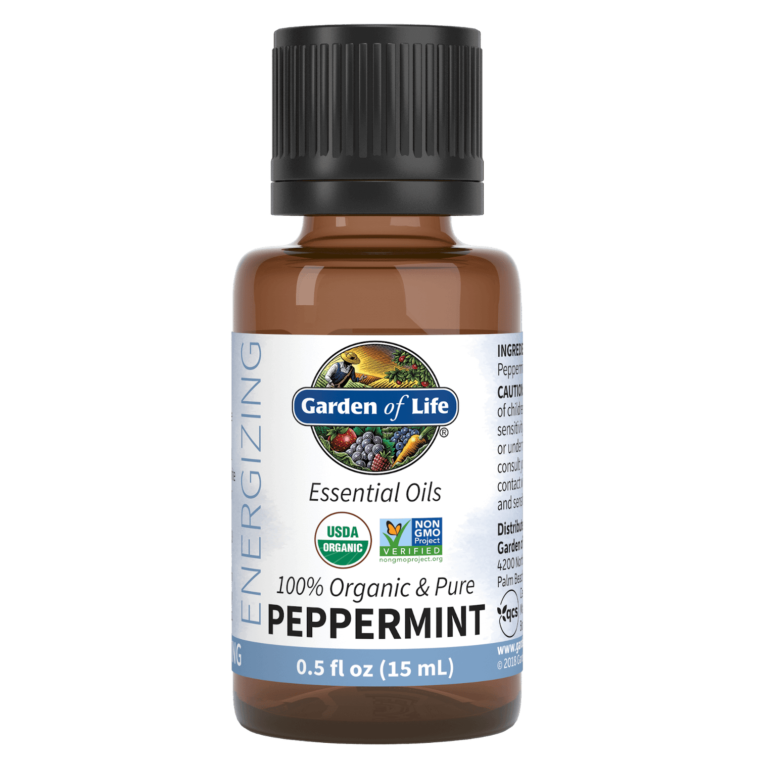 Organic Essential Oil Peppermint 15ml Every Health UK