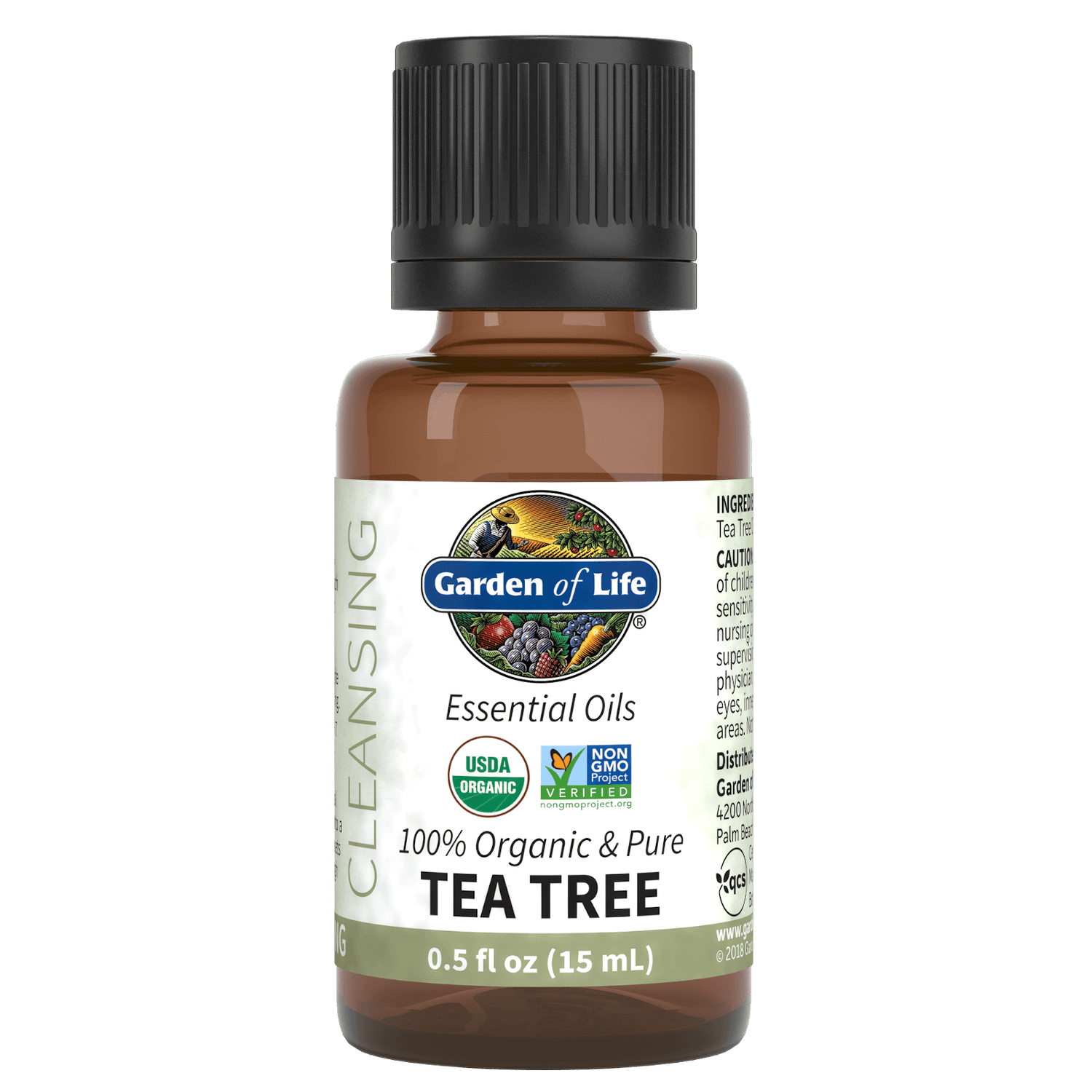 Organic Essential Oil Tea Tree 15ml Every Health UK