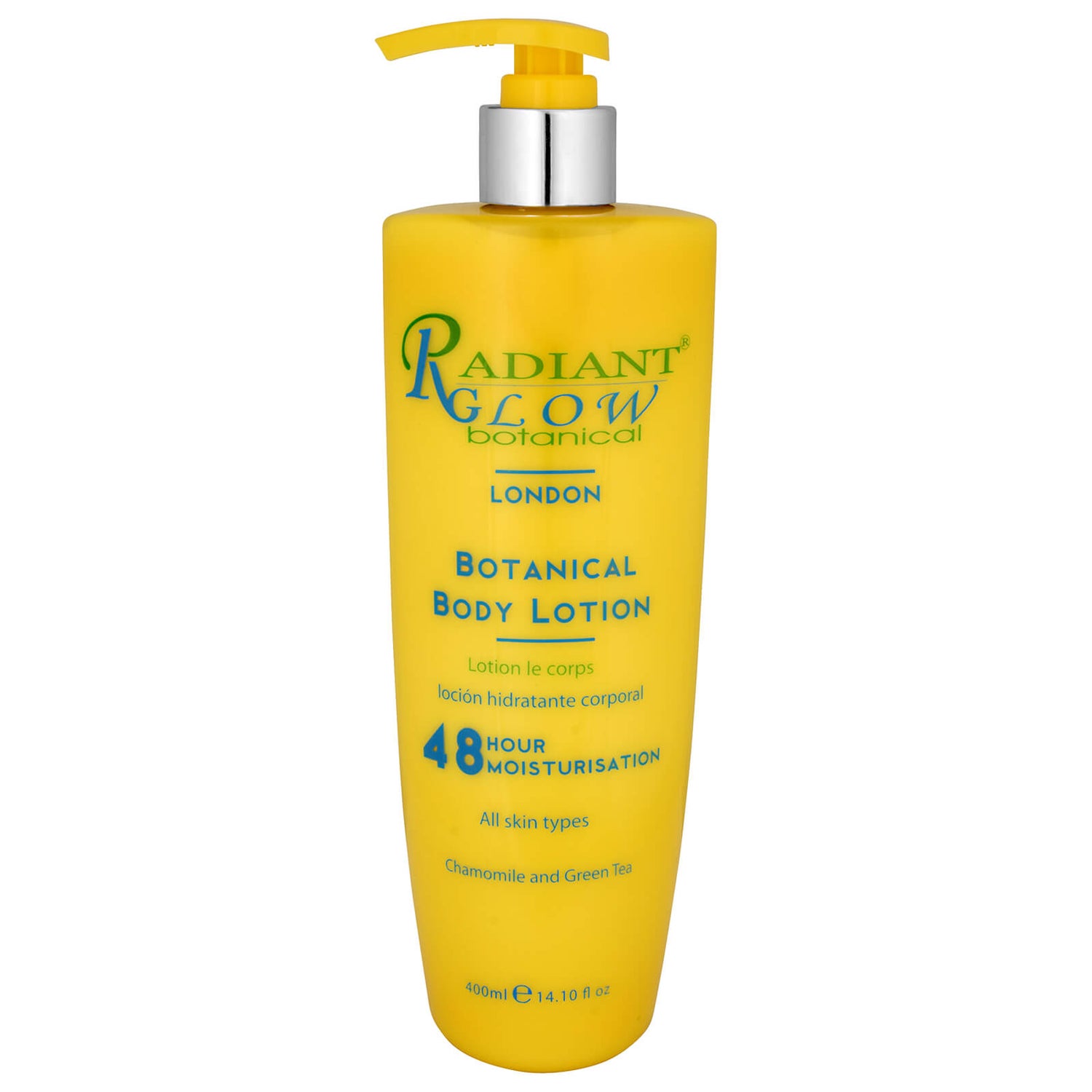 Radiant Glow Botanical 48Hr Body Lotion 400ml LOOKFANTASTIC
