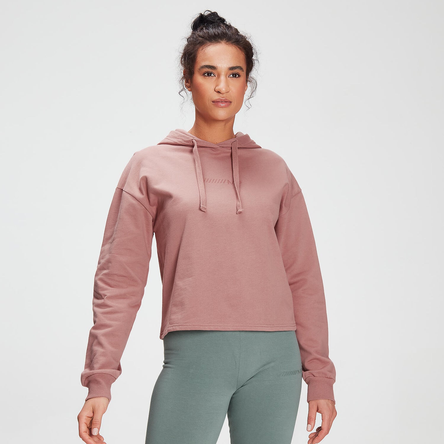Women's Tonal Graphic Hoodie| Washed Pink| MYPROTEIN™