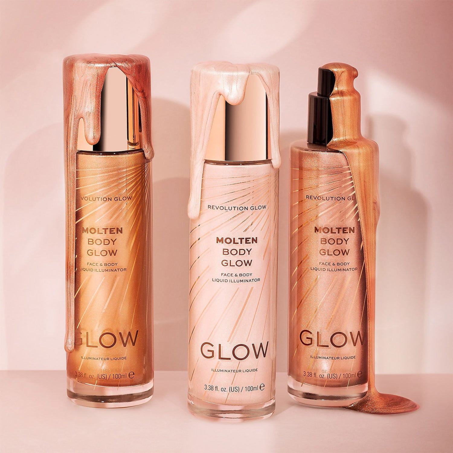 Makeup Revolution Glow Molten Body Liquid Illuminator (Various Shades