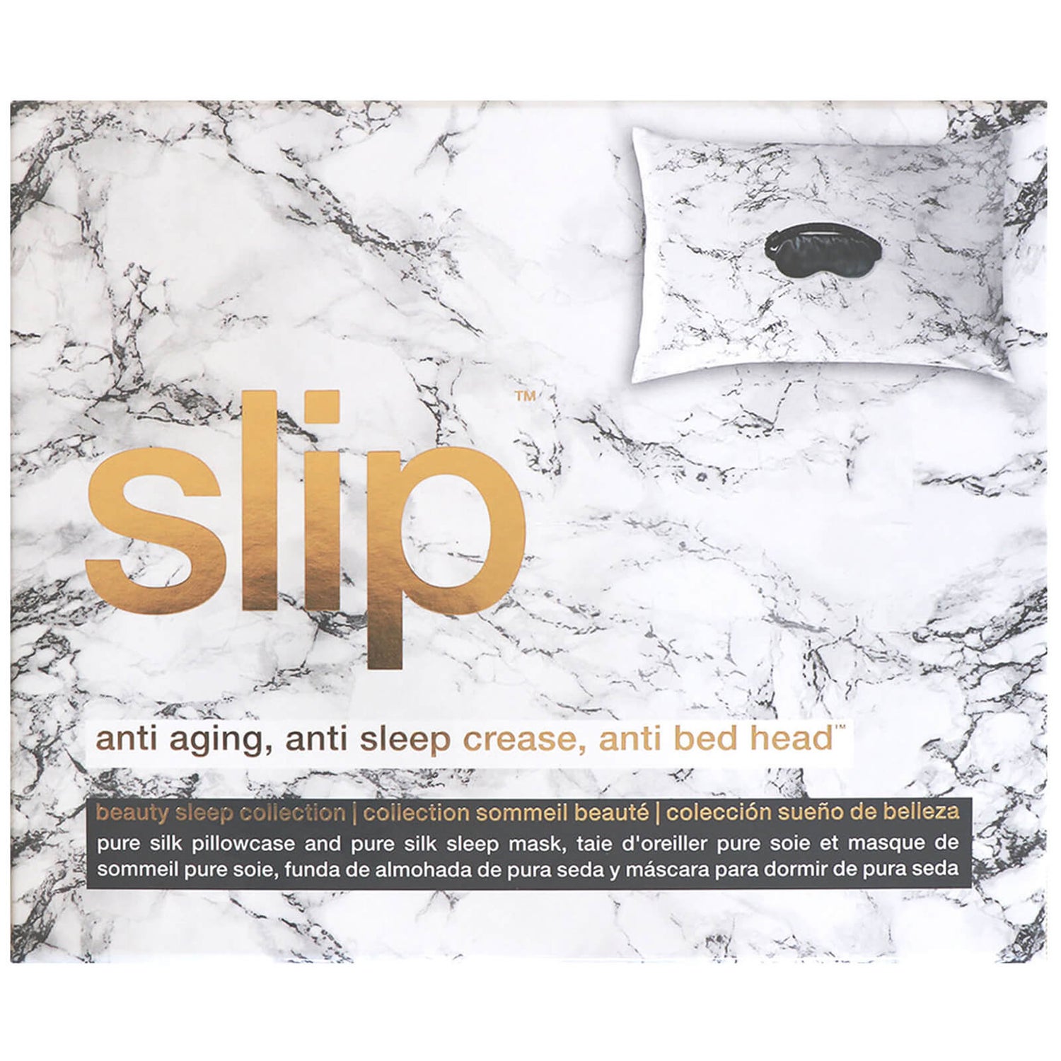 Slip Beauty Sleep Collection Gift Set Marble/Charcoal Entrega GRÁTIS