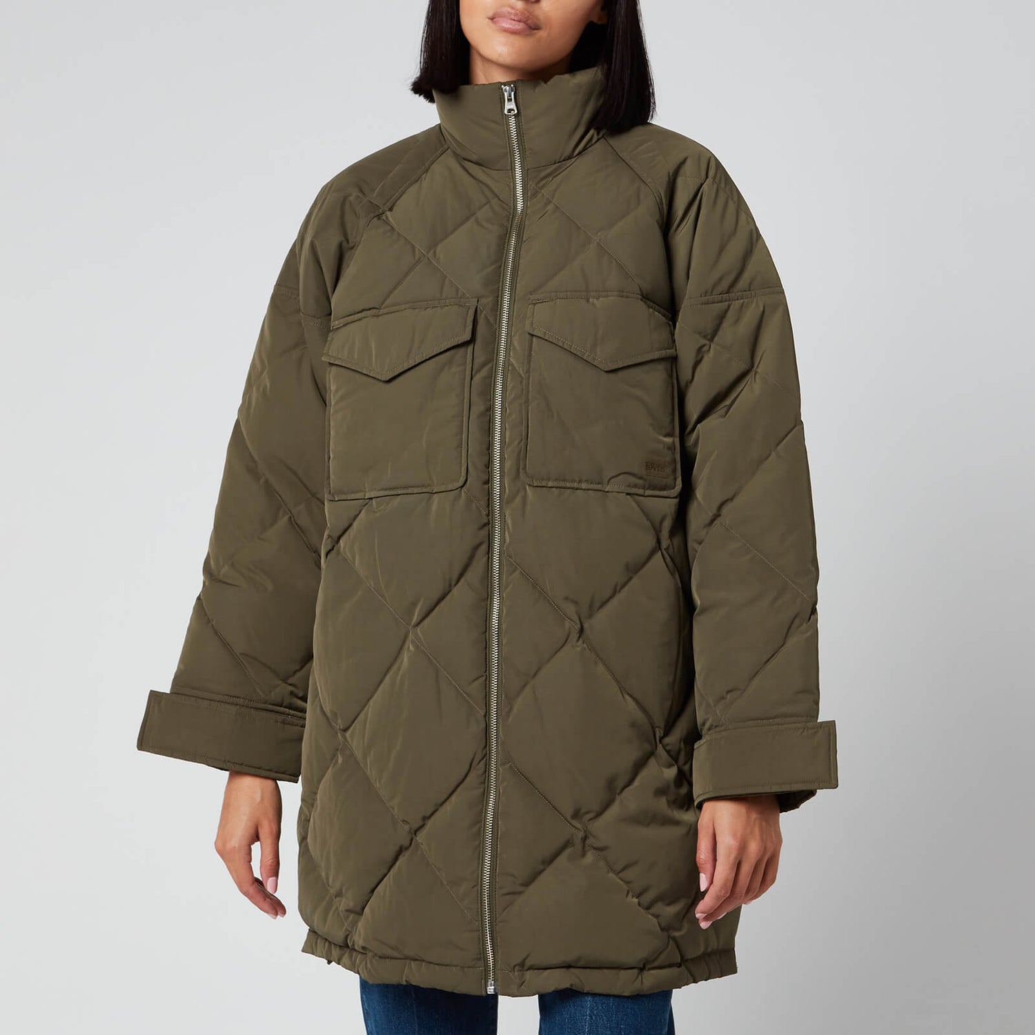 Top 35+ imagen levi's diamond quilted jacket Thptnganamst.edu.vn