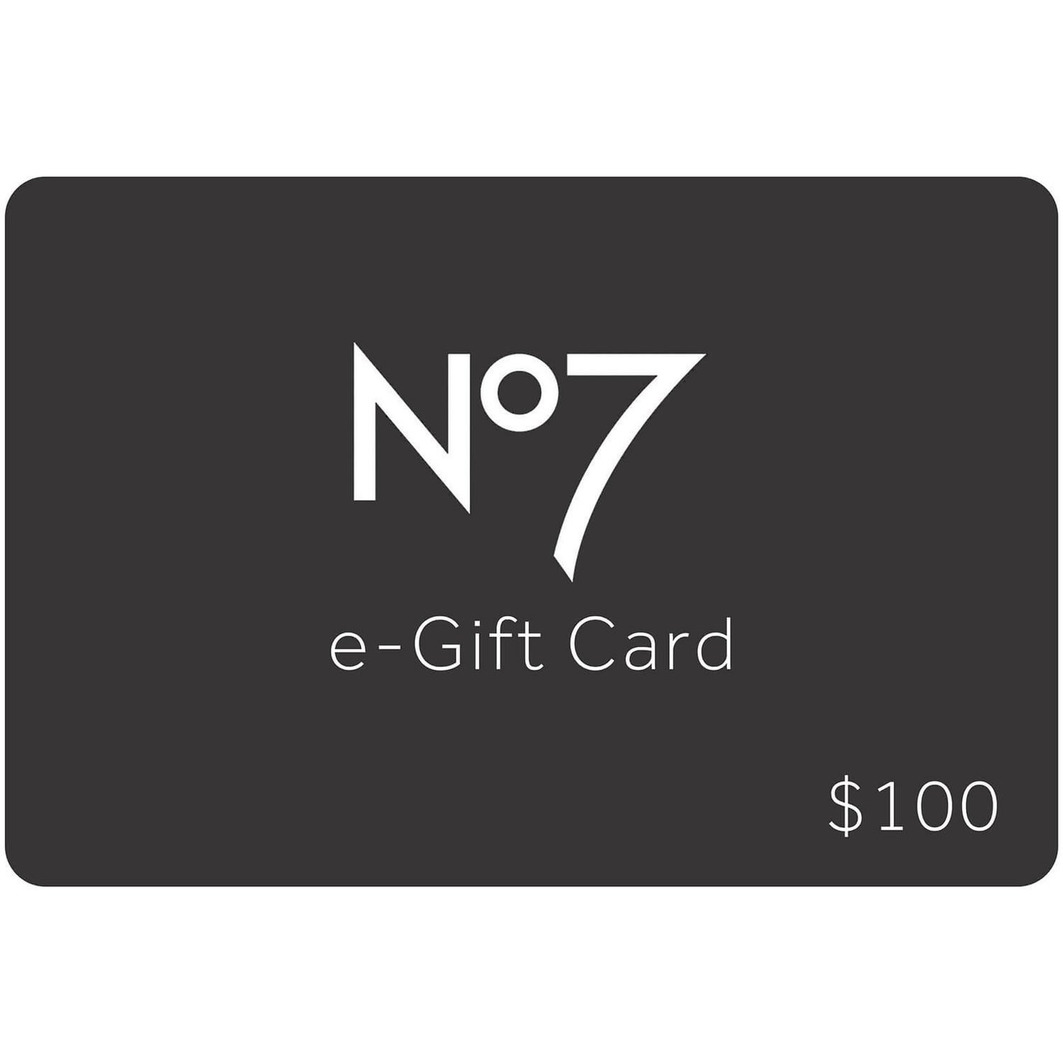 e-Gift Card - $100 | No7 US