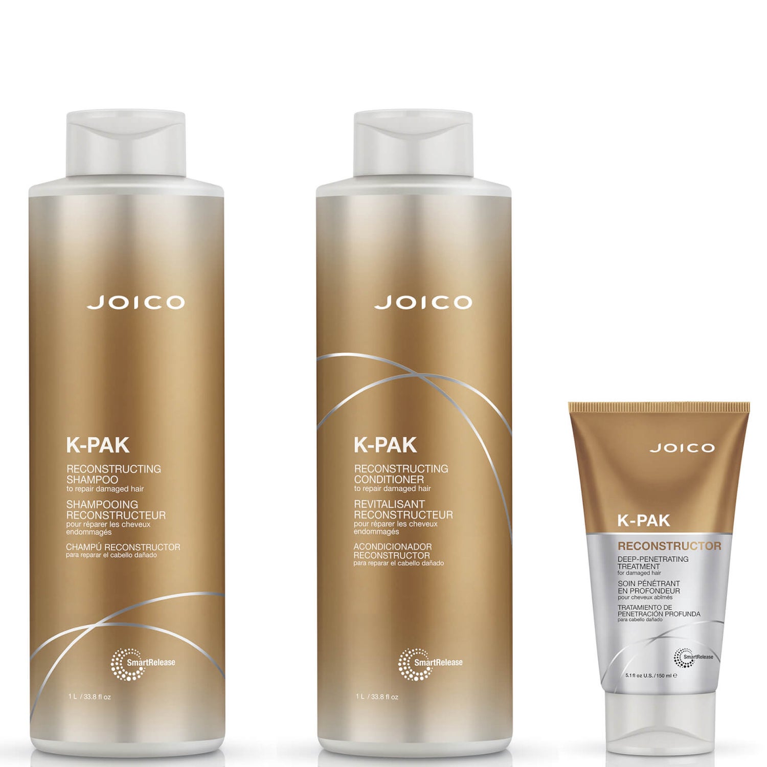 Joico KPak Shampoo, Conditioner and Hydrator Supersize Set