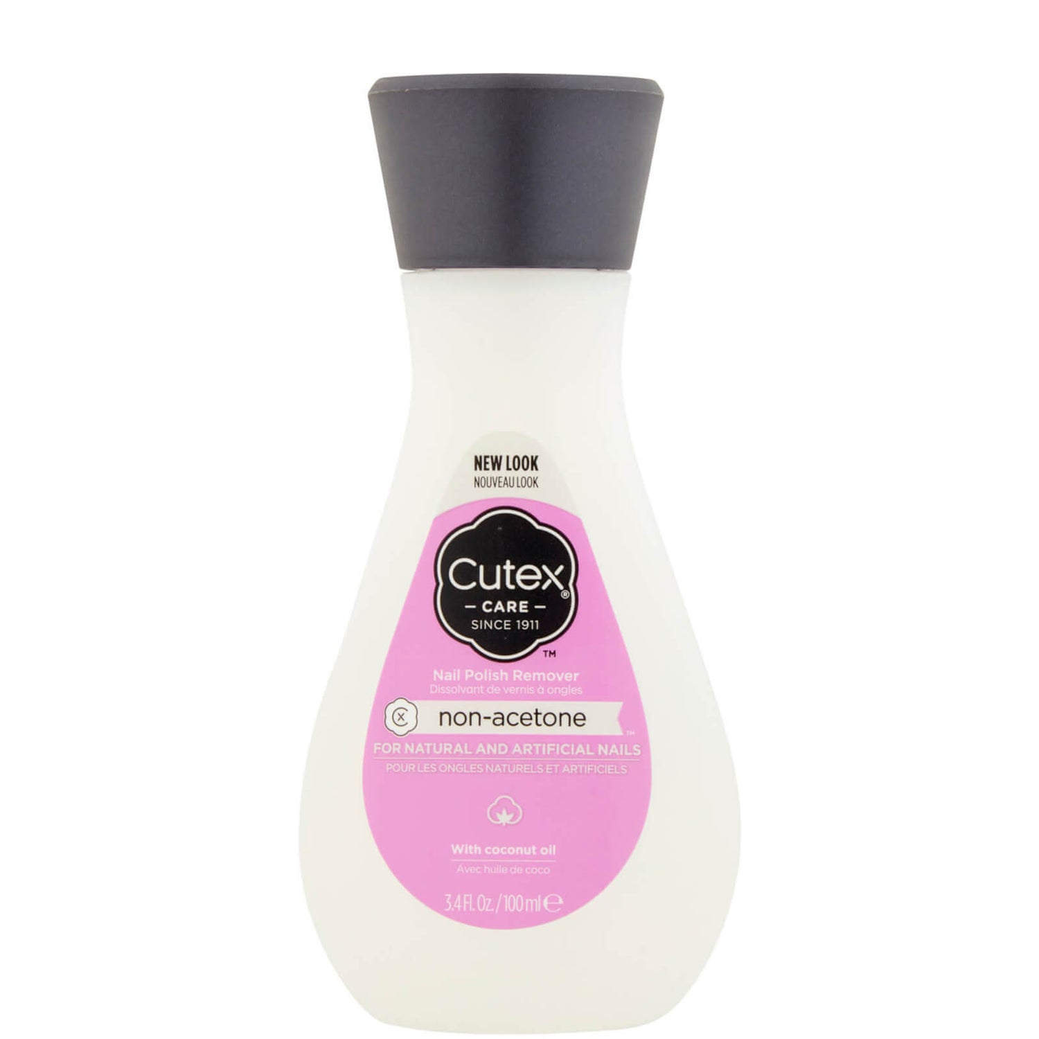 Cutex NonAcetone Nail Polish Remover 100ml LOOKFANTASTIC