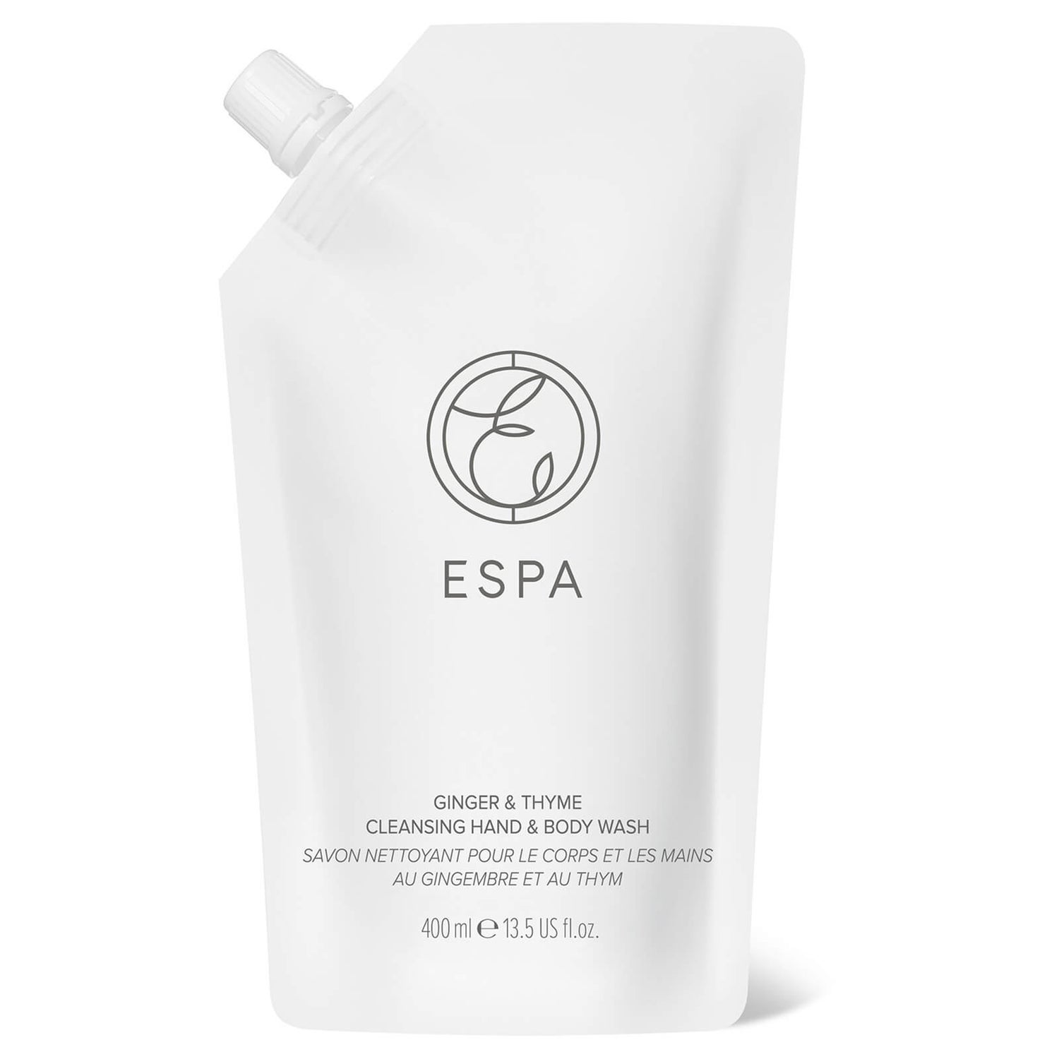 ESPA Essentials Cleansing Hand And Body Wash 400ml Ginger And Thyme