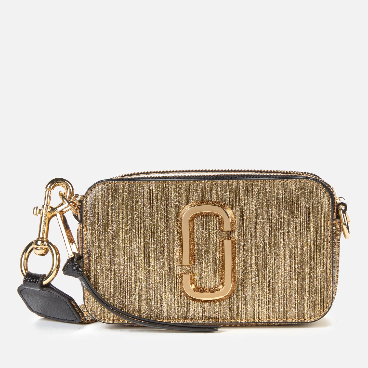 Marc Jacobs Women's Snapshot Glitter Bag Gold