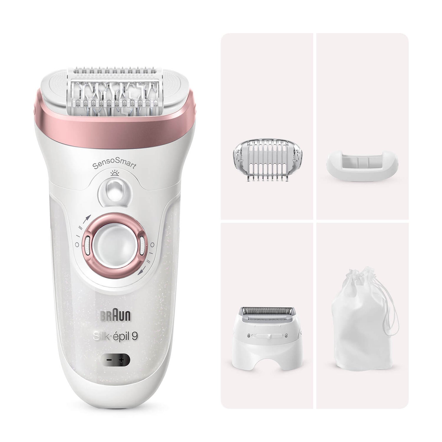 Braun Silképil 9720 Epilator 3 Extras & Pouch Braun UK