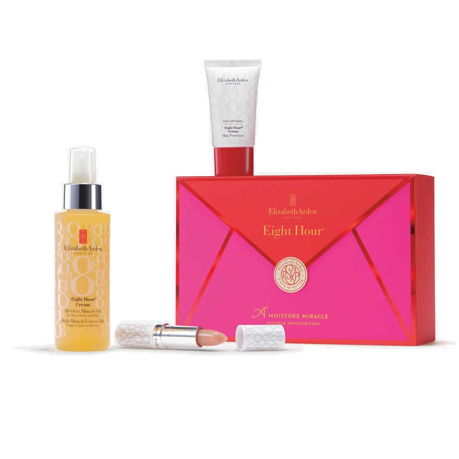 Elizabeth Arden Eight Hour Cream AllOver Miracle Oil 3 Piece Skin Care Gift Set lookfantastic 台灣站