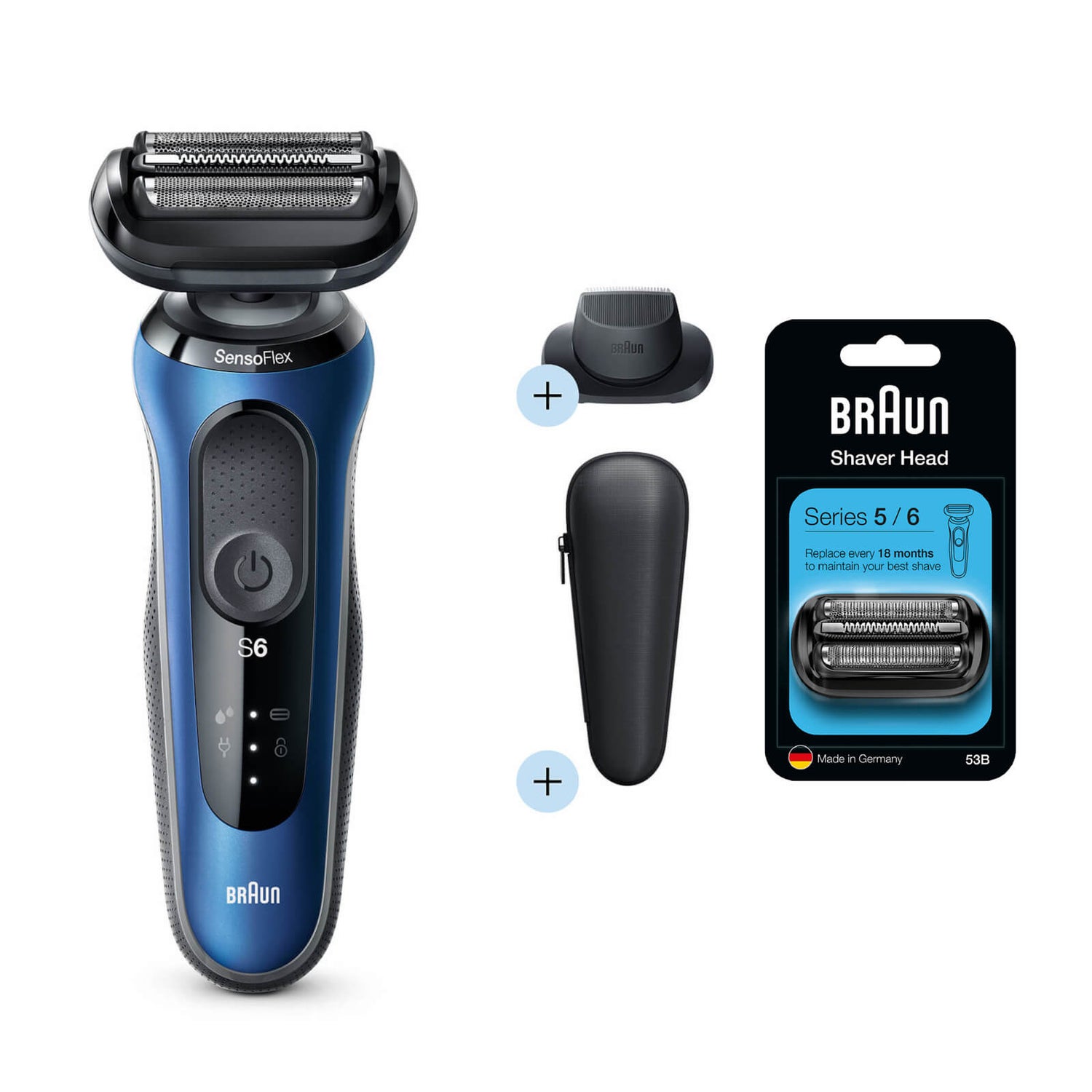 Braun Series 6 Electric Shaver with Precision Trimmer and Shaver Head