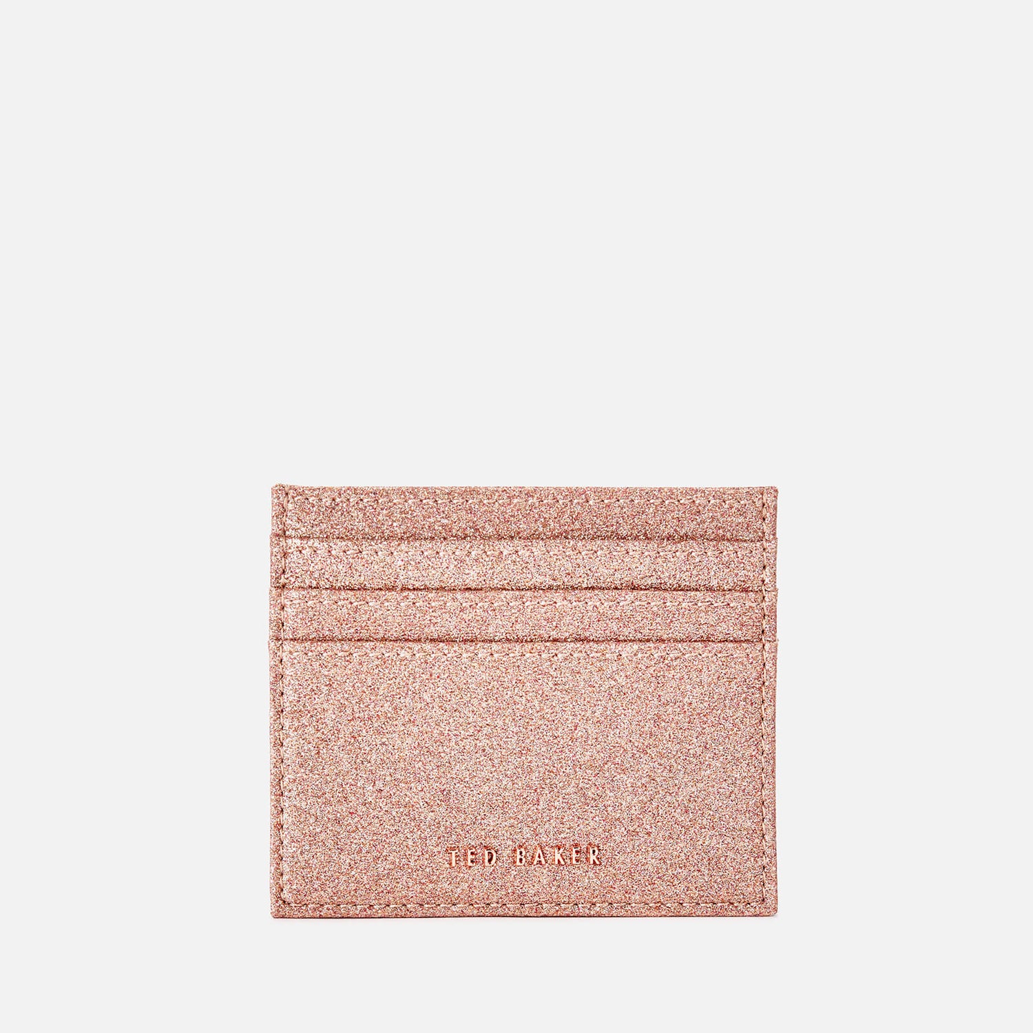 Ted Baker Women's Bbblake Glitter Card Holder Rose Gold