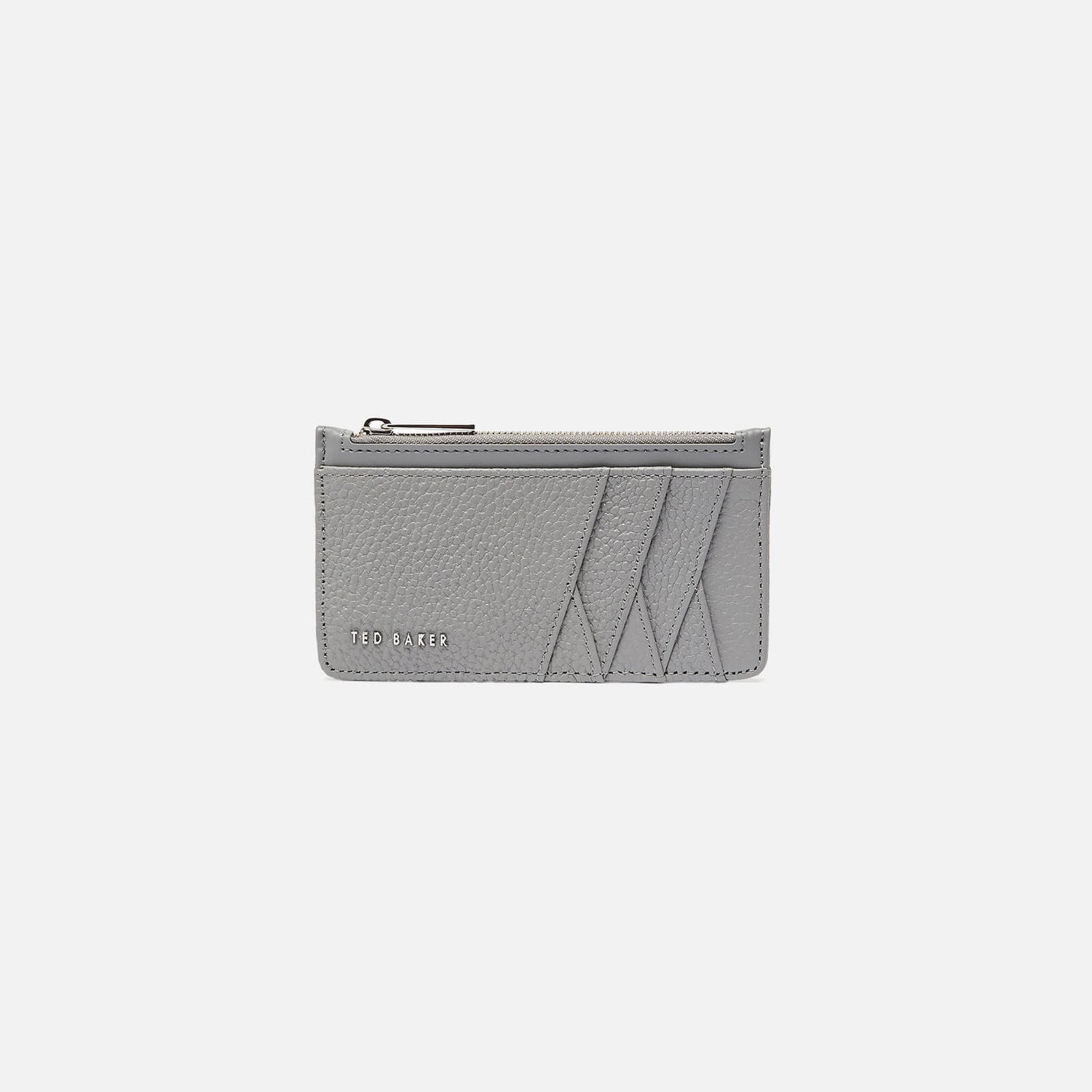 Ted Baker Women's Gerii Diagonal Zipped Credit Card Holder Grey