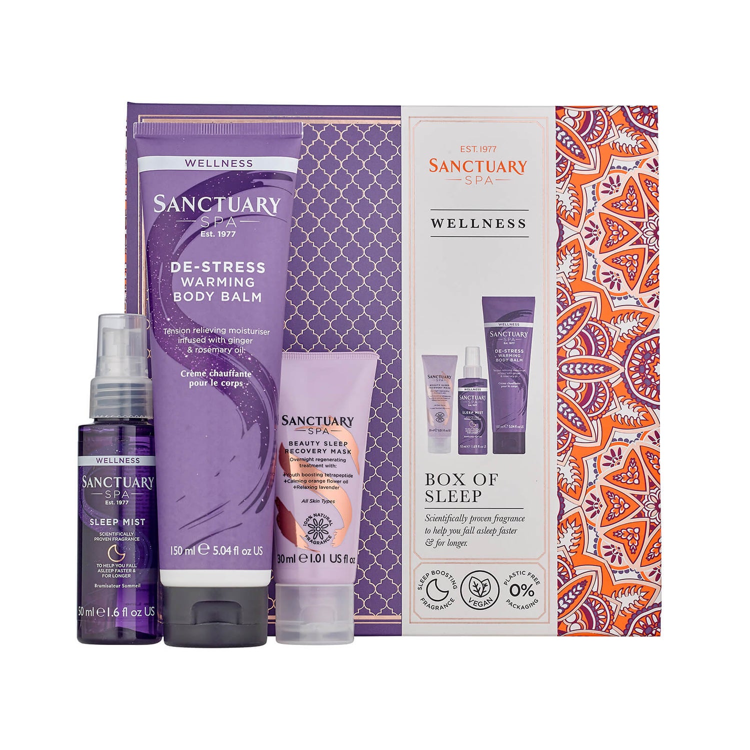 Wellness Spa Box & Sleep Gift Set Sanctuary Spa