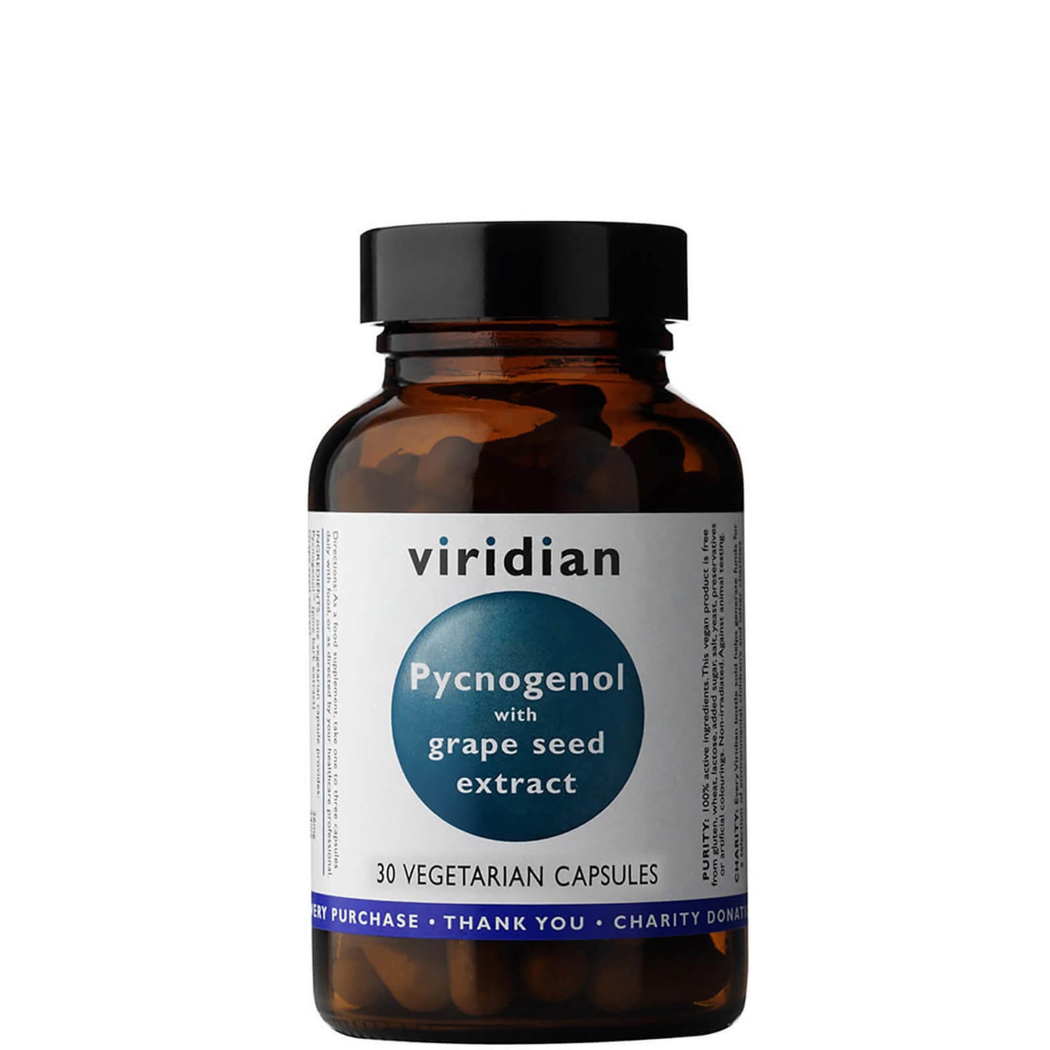 Pycnogenol 26mg with Grape Seed Extract 24mg Veg Caps 30 Capsules