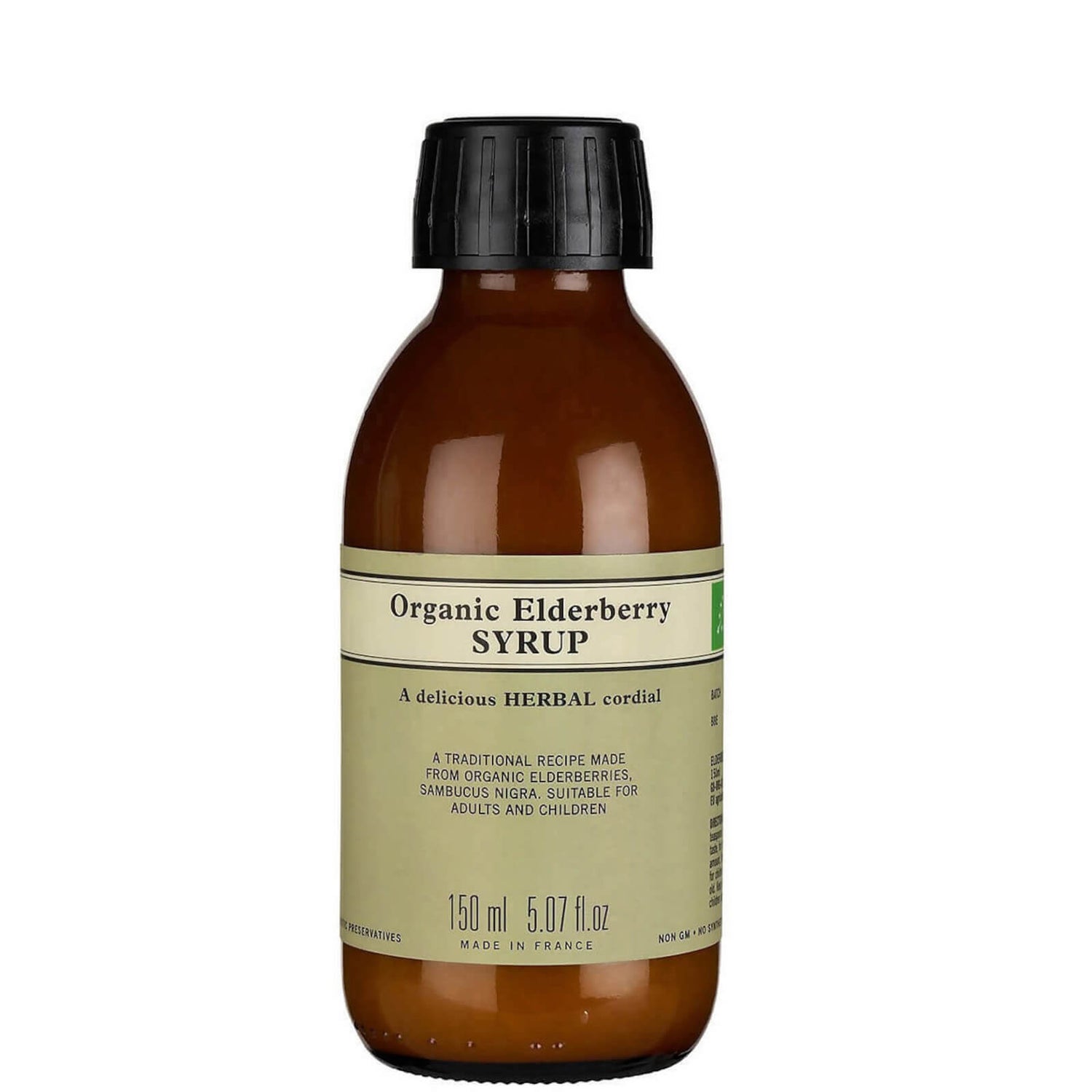 Organic Elderberry Syrup 150ml Neal's Yard Remedies UK