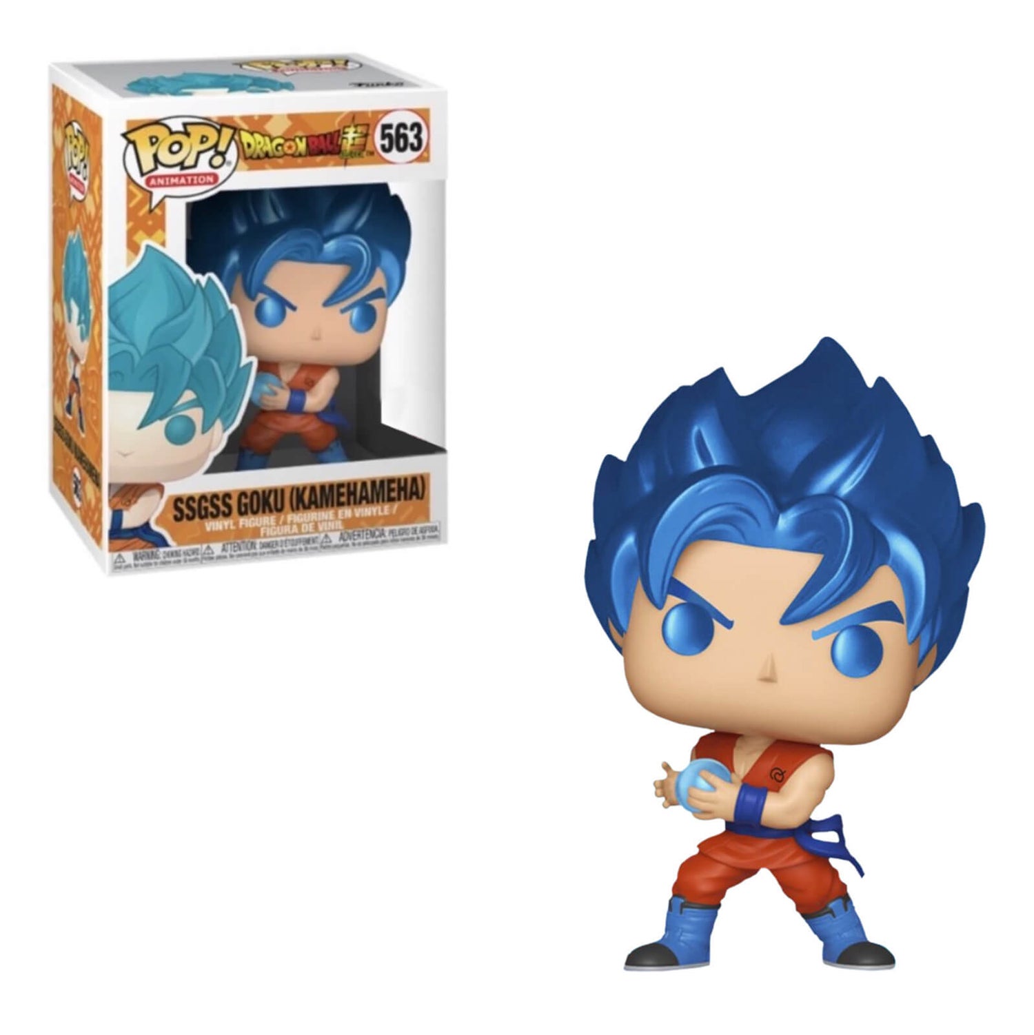 Dragon Ball Super Super Saiyan Goku with Kamehameha Metallic EXC Funko ...