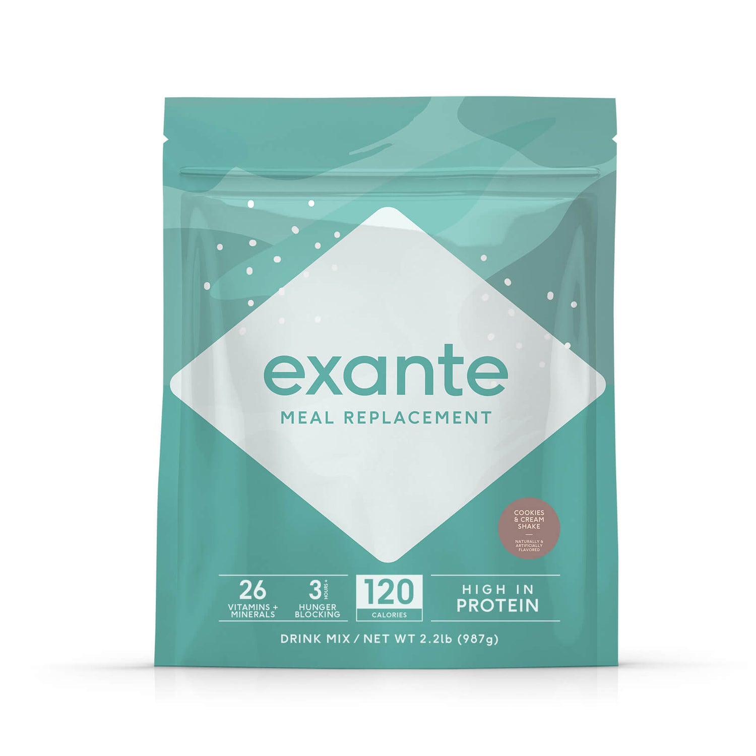 Cookies & Cream Meal Replacement Shake 28 servings exante