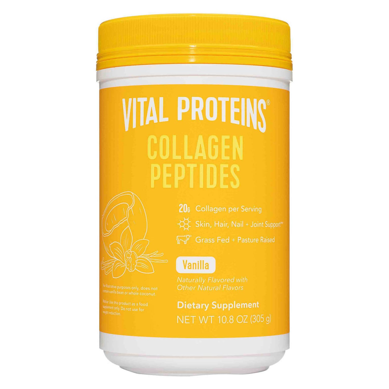 Collagen Peptides - 305g - Vanille | Vital Proteins FR