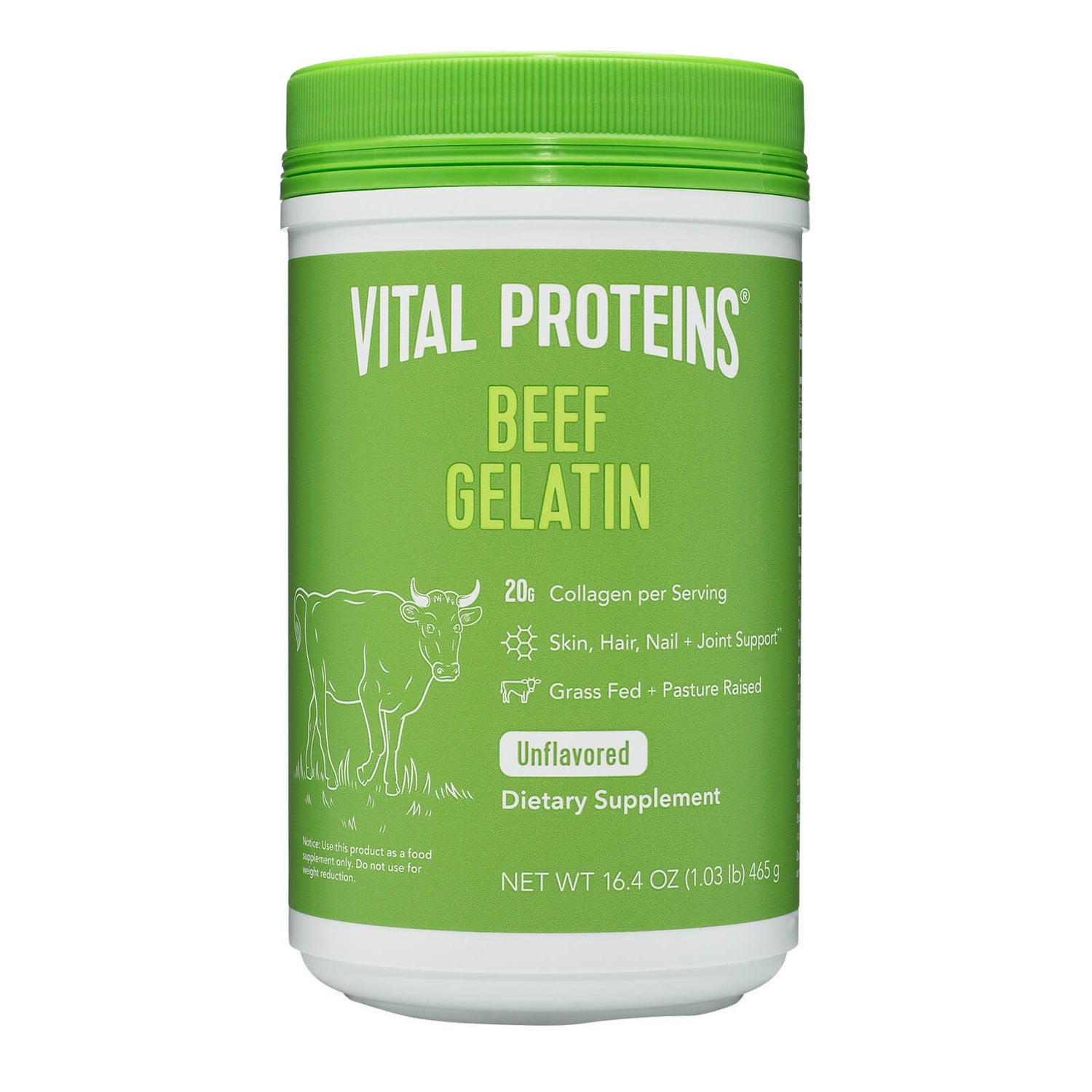 Vital Proteins® Unflavored Beef Gelatin 456g Every Health UK