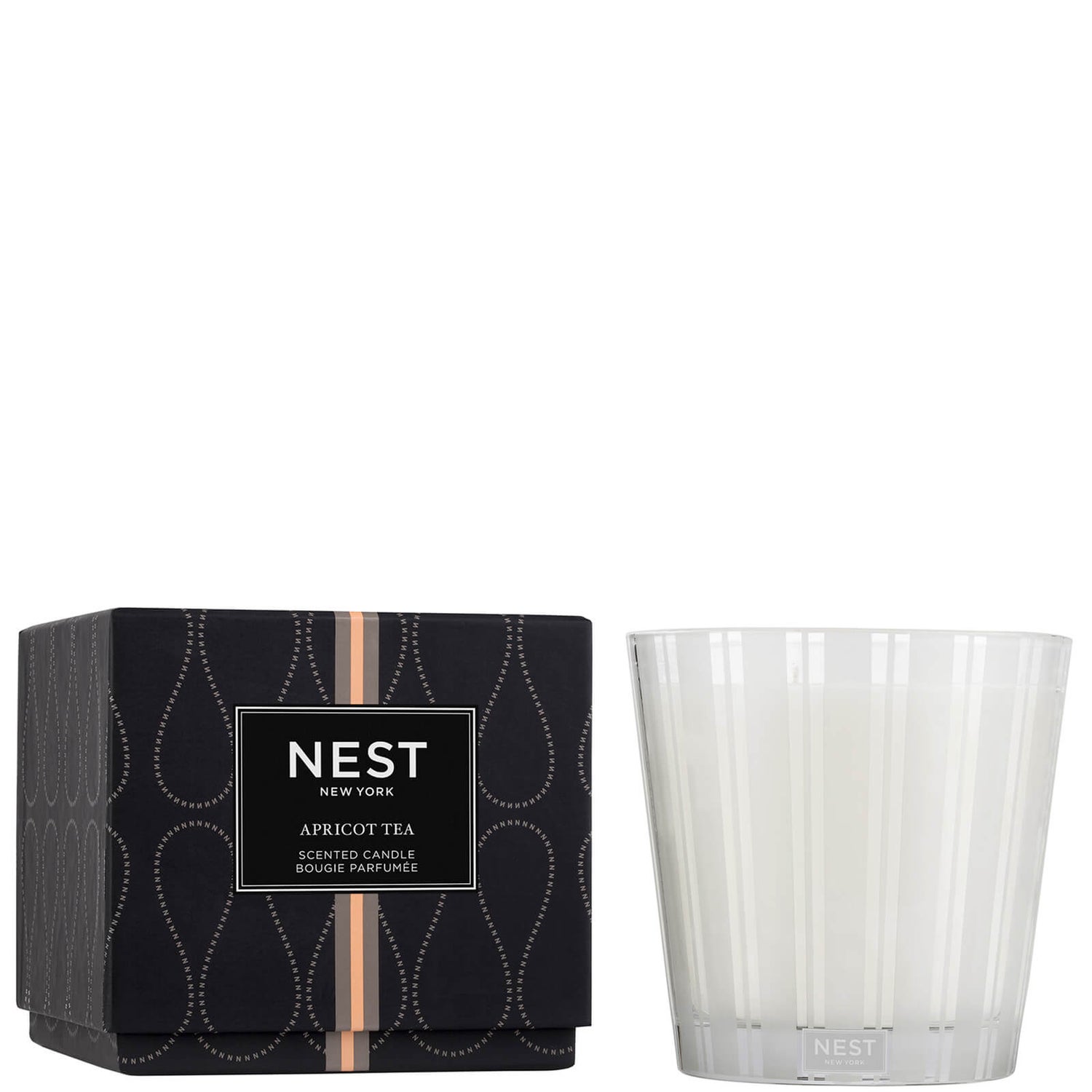 NEST New York Apricot Tea 3Wick Candle 600g LOOKFANTASTIC