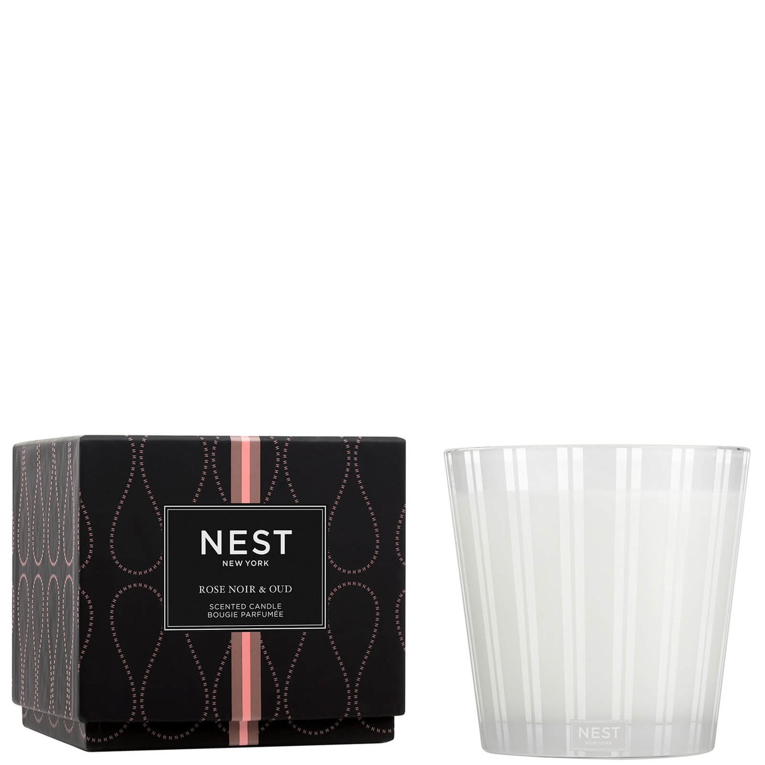 NEST New York Rose Noir and Oud 3Wick Candle 600g Cult Beauty